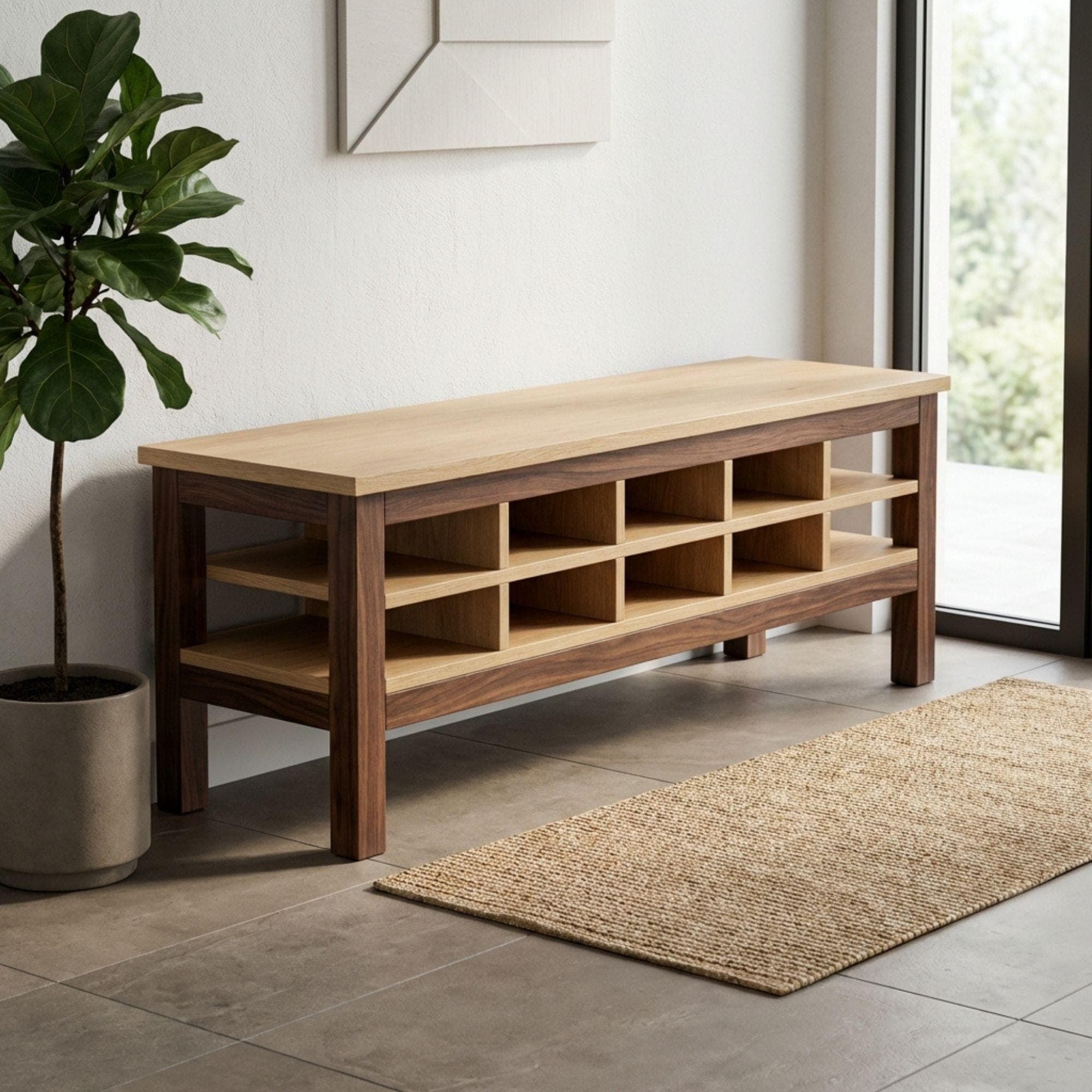 Heavy Duty Workbench Plans with Storage Shelving (PDF Download) - view 4
