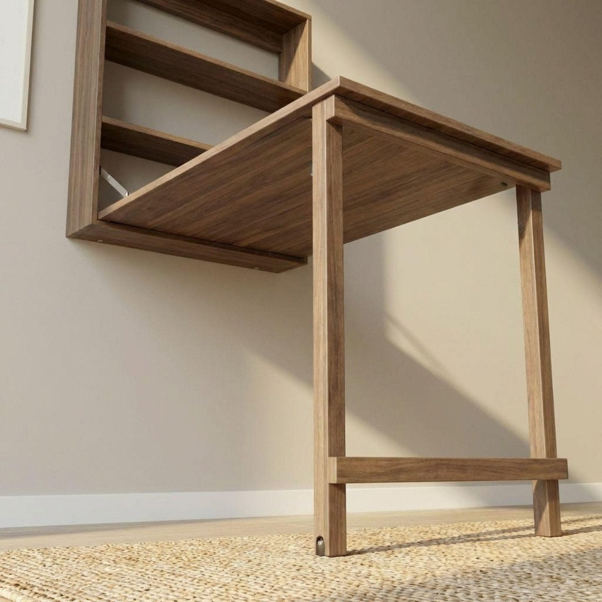 DIY Murphy Desk Plans | Wall Mounted Fold Down Table Blueprint (Digital Download) - view 6