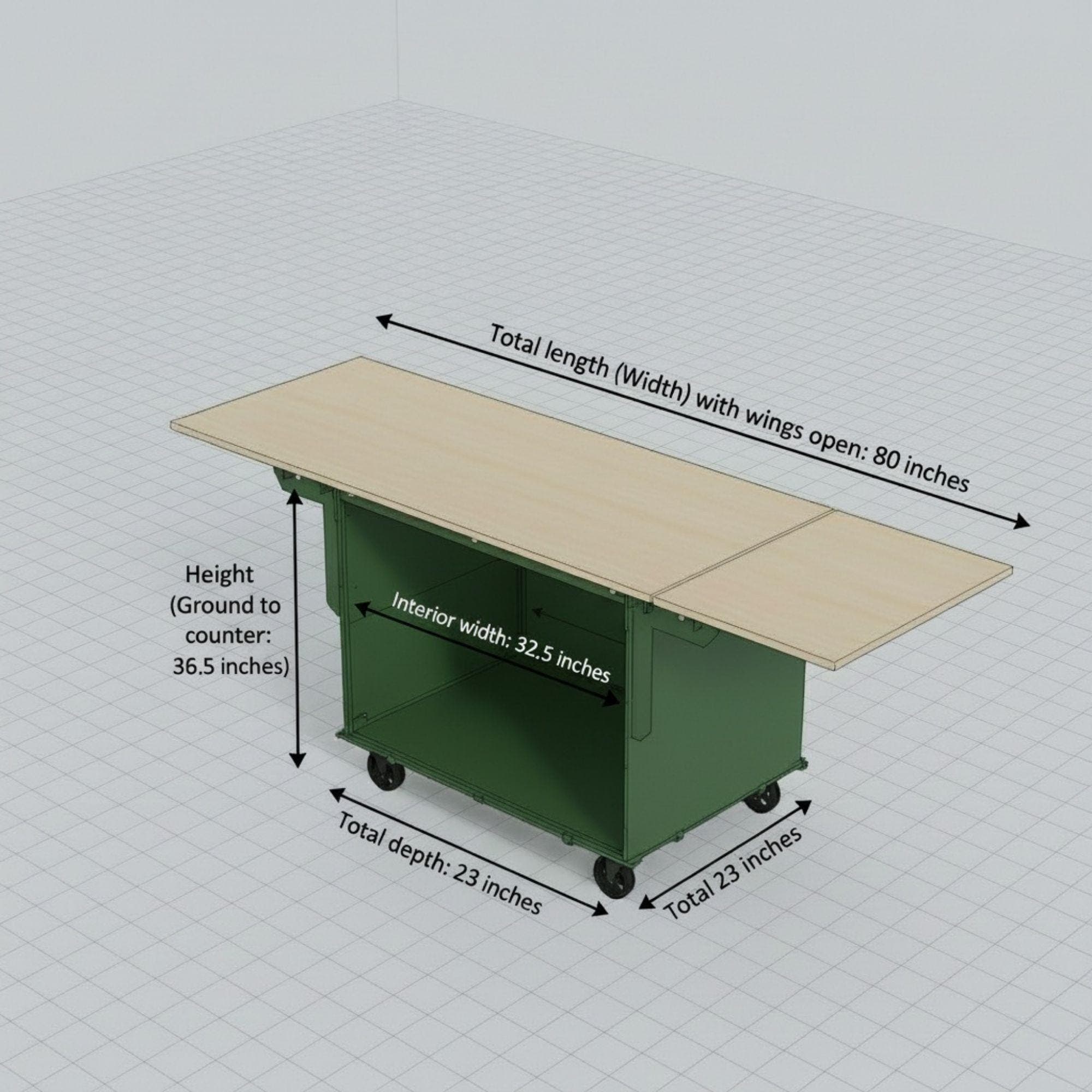 DIY Collapsible Coffee Cart Plans: Mobile Bar Blueprint (PDF Pattern) - view 8
