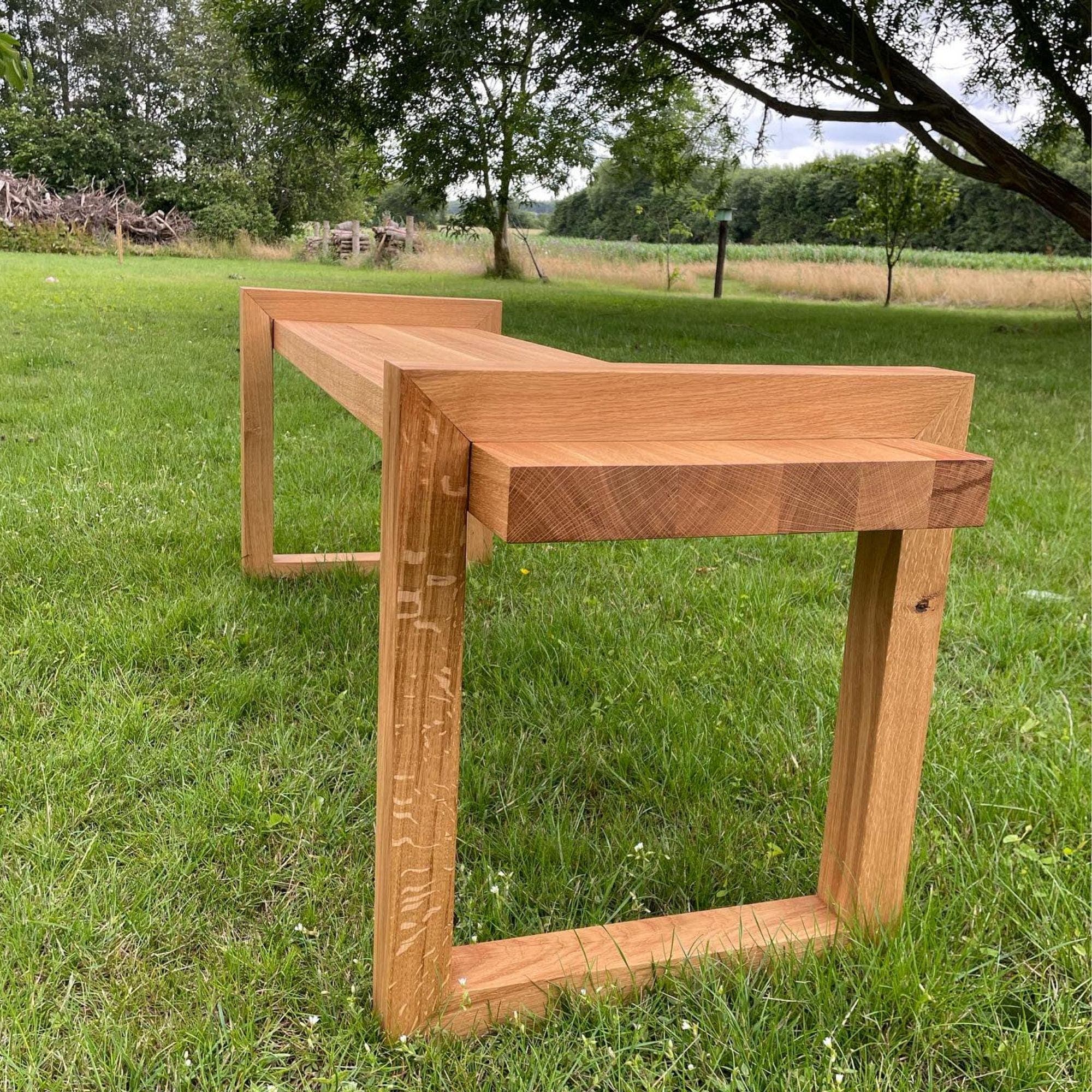 Simple Outdoor Bench Plans | DIY 2x4 Patio Furniture (PDF Download) - view 3