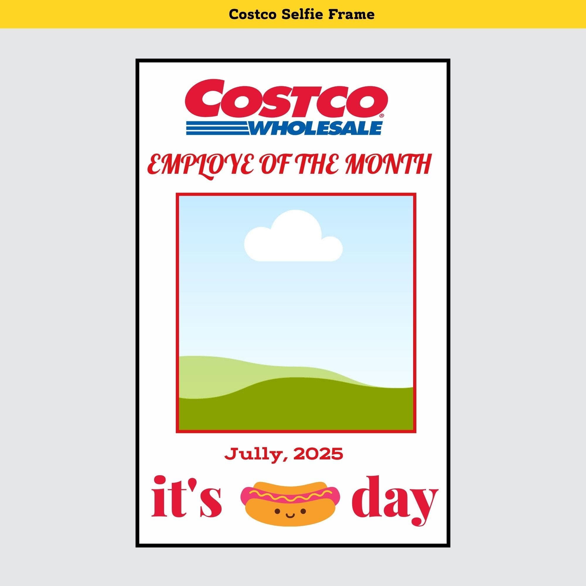 Costco Photo Booth Party Pack | Customizable Employee of the Year (PDF) - view 9
