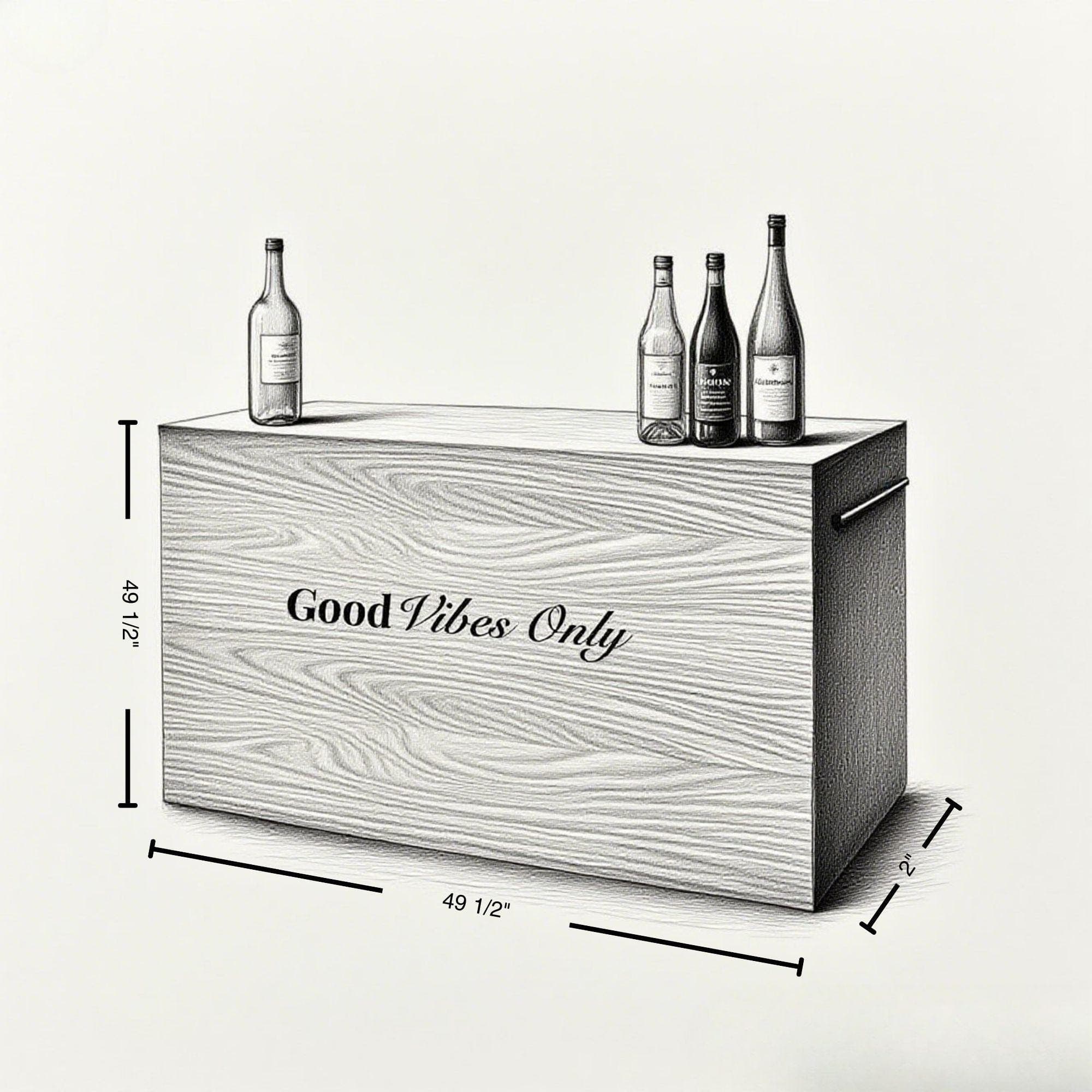 DIY Wedding Cart Plan | Mobile Bar, Coffee, Beverage Cart (PDF Pattern) - view 3