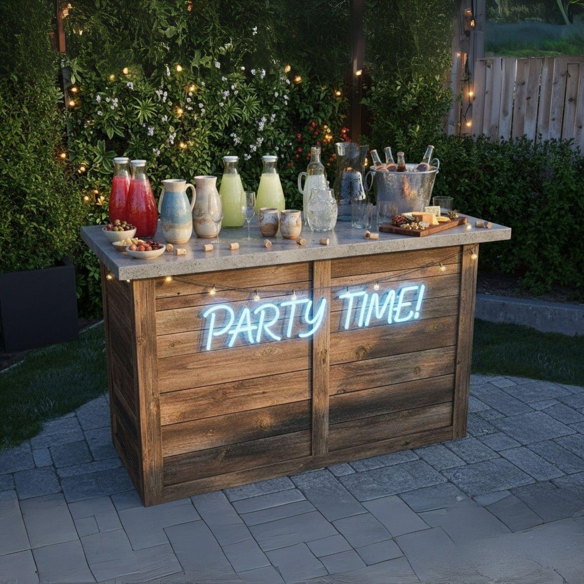 Portable Wooden Bar Plan: Collapsible DIY Event Bar Design