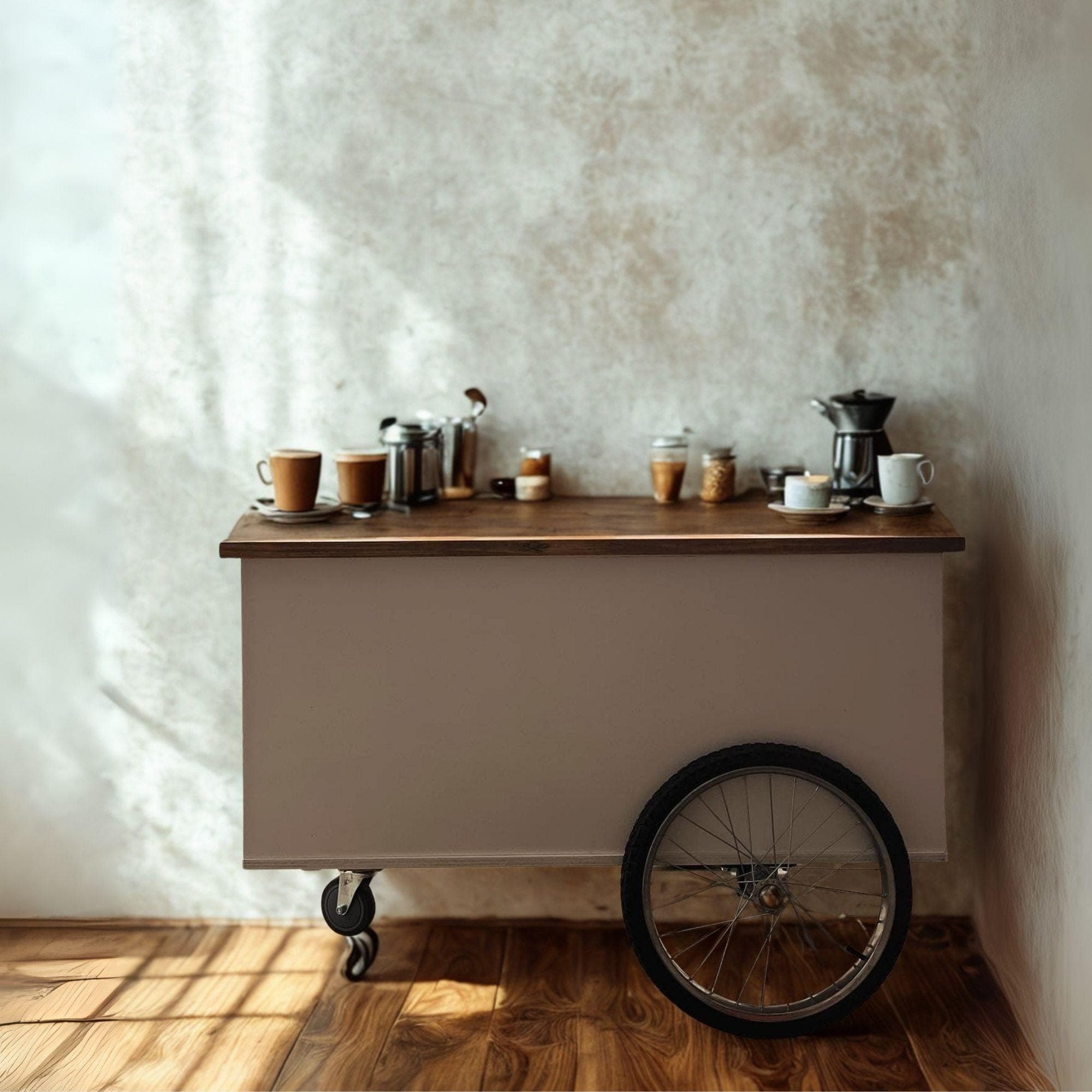 DIY Coffee Cart Plan | Versatile Bar, Charcuterie, Vendor Serving Station - view 2