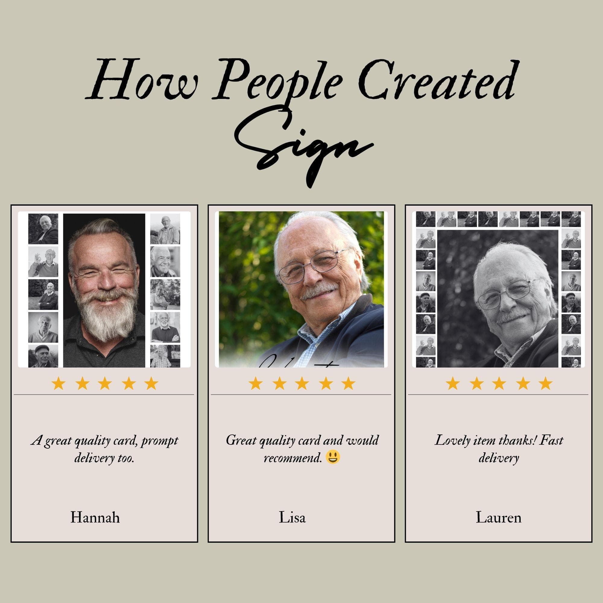 Memorial Photo Collage Sign | Funeral Welcome Poster (Digital Download) - view 6