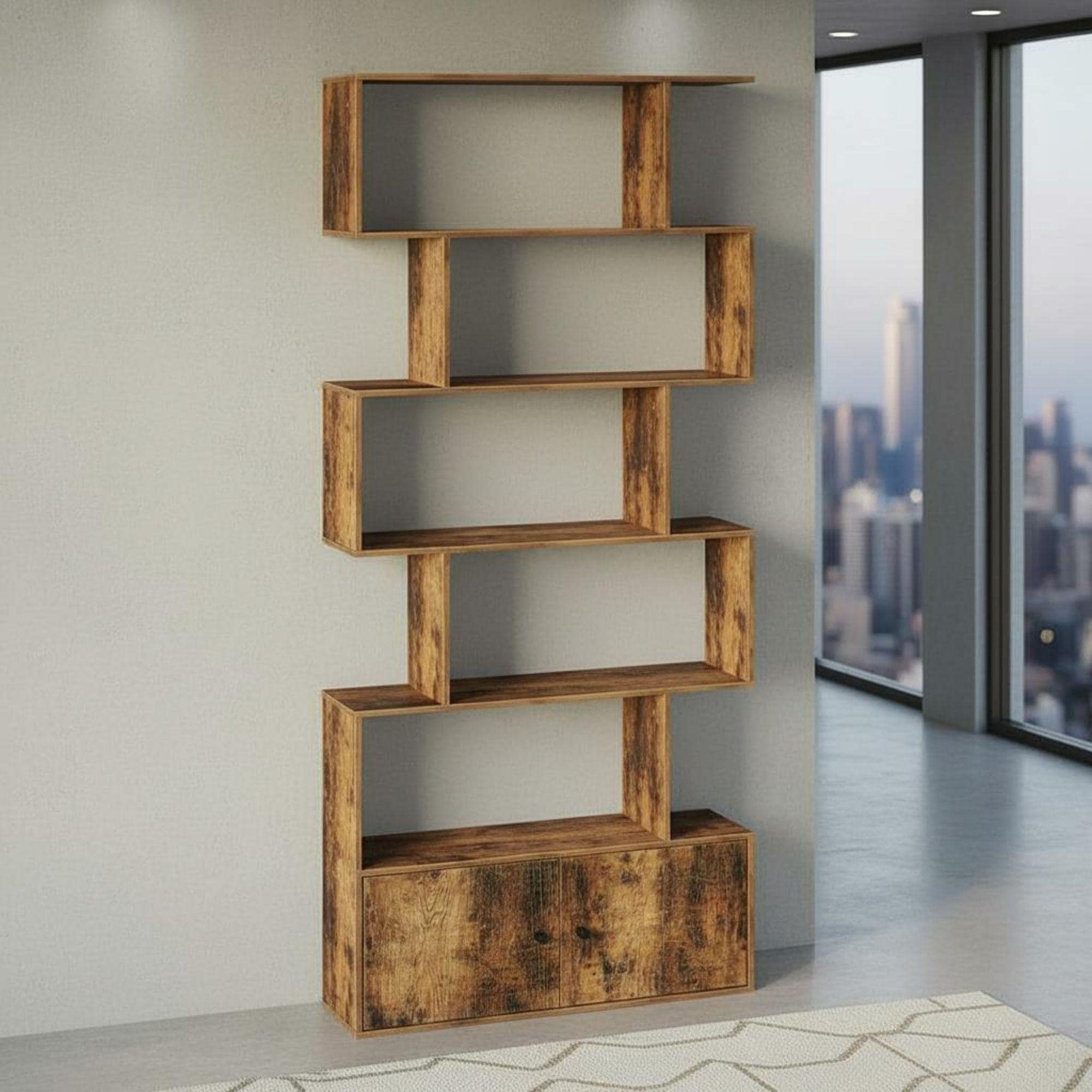 DIY Wood Bookcase Plans | Wall Shelf, Small Spaces (PDF Pattern) - view 4