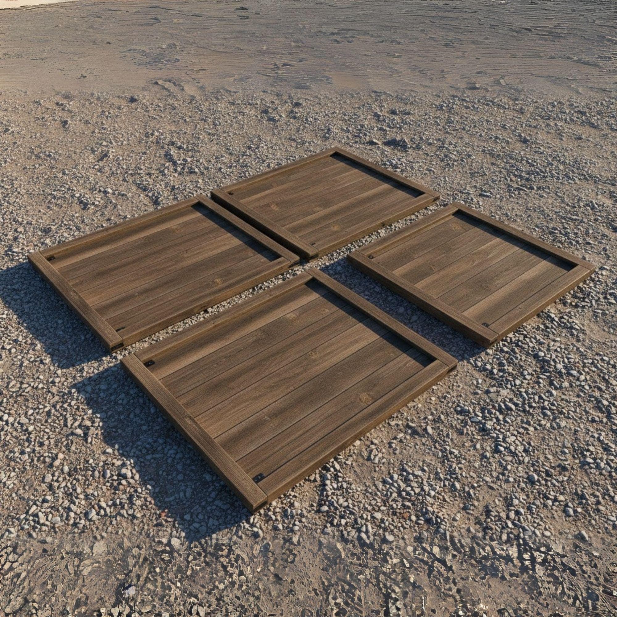 Portable Wooden Bar Plan: Collapsible DIY Event Bar Design - view 5