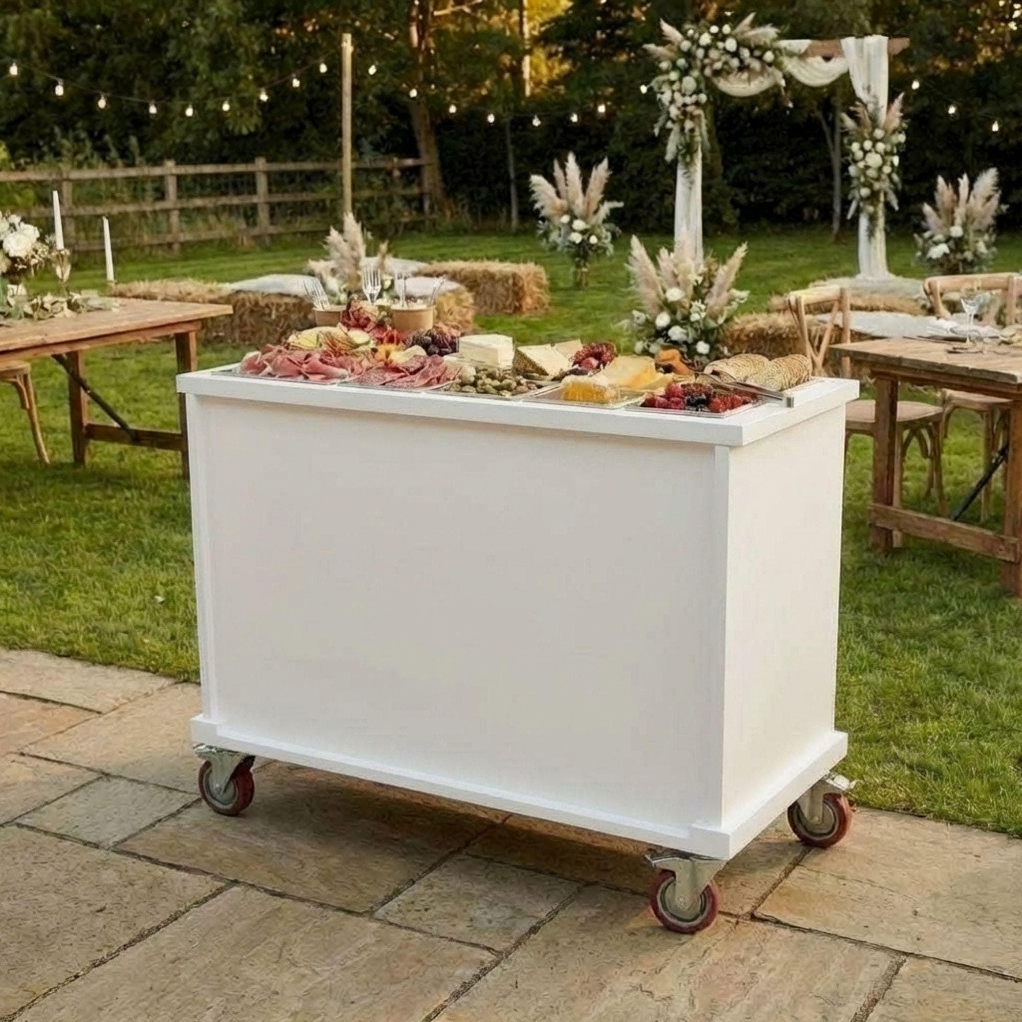 Mobile Food Cart Plans | Charcuterie Mobile Bar and Coffee Cart Bar Blueprint | Snack Cart, Pastry Cart, Ice Cream Cart, Cookie Cart Plans - view 9