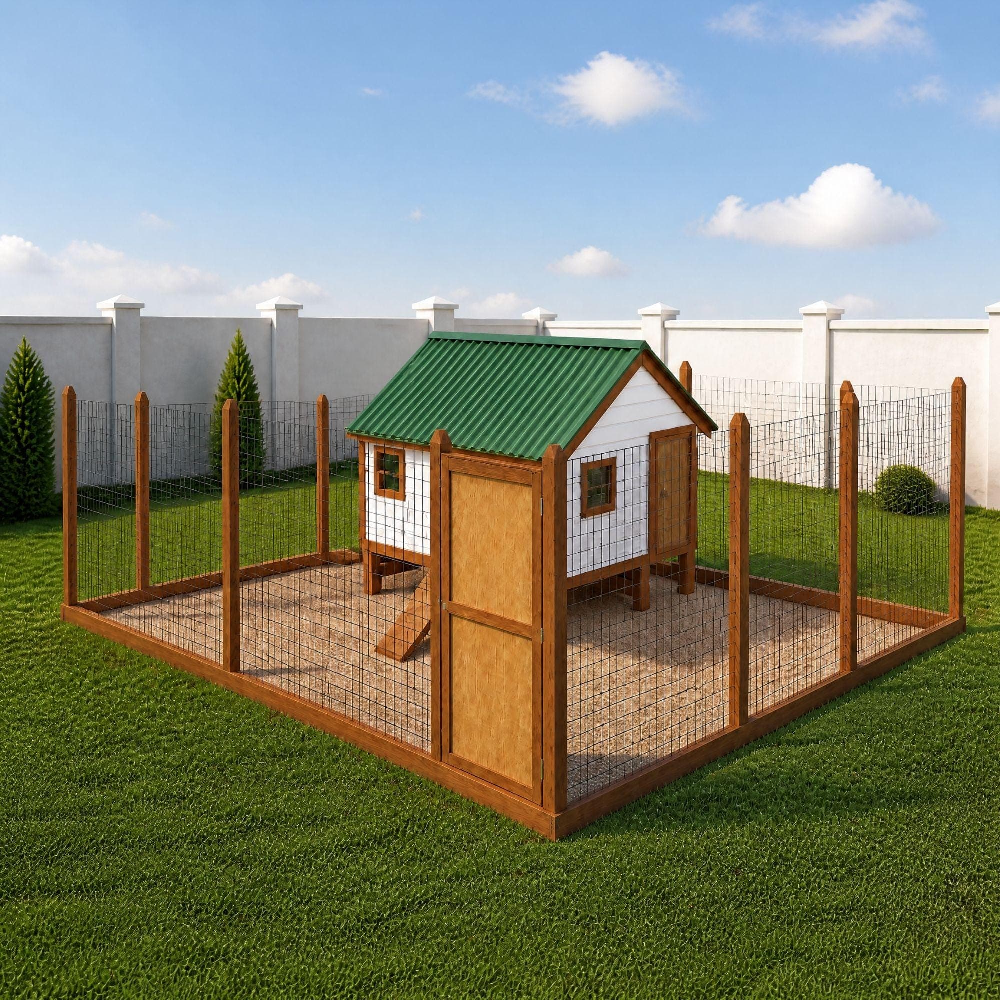 DIY Chicken Coop Plans With Run PDF | Large Chicken Coop Plan | Walk in Chicken Coop Plan | Garden Chicken Coop and Run | Duck Coop Plans - view 6