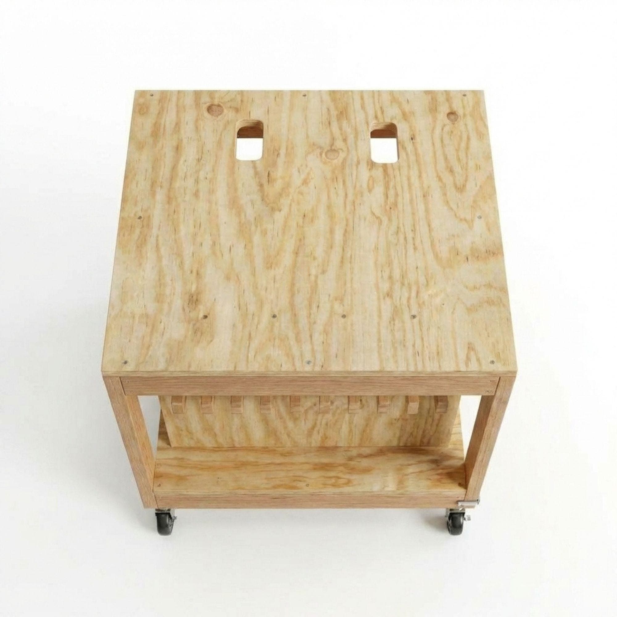 DIY Mobile Jigsaw Station Plans PDF | Rolling Workbench Tool Cart Blueprint | Woodworking Shop Cart | Portable Power Tool Stand - view 6