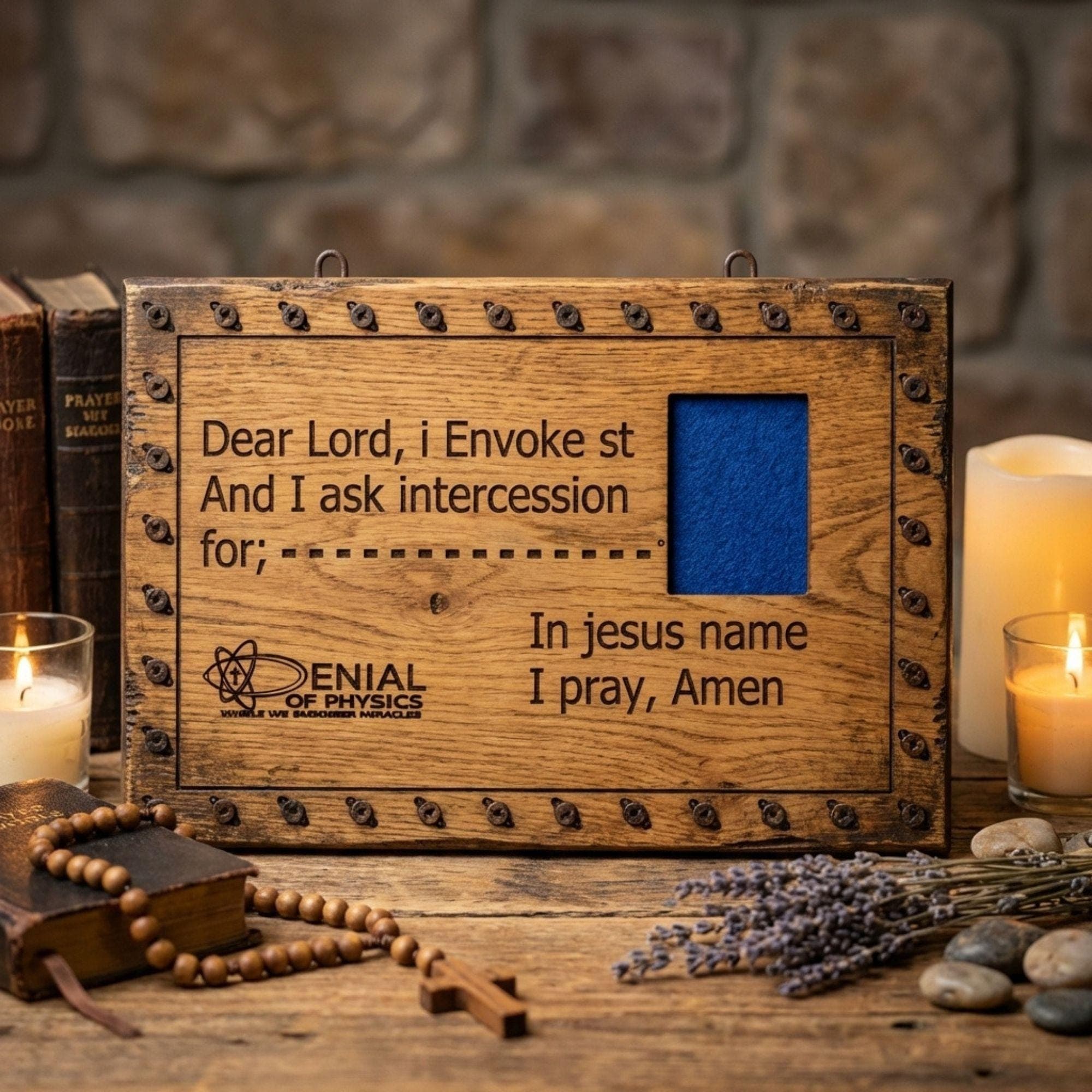 DIY Engraved Prayer Board Plans PDF | Wooden Intercession Plaque Blueprint | Religious Wall Art Build | Custom Prayer Platform Woodworking - view 5