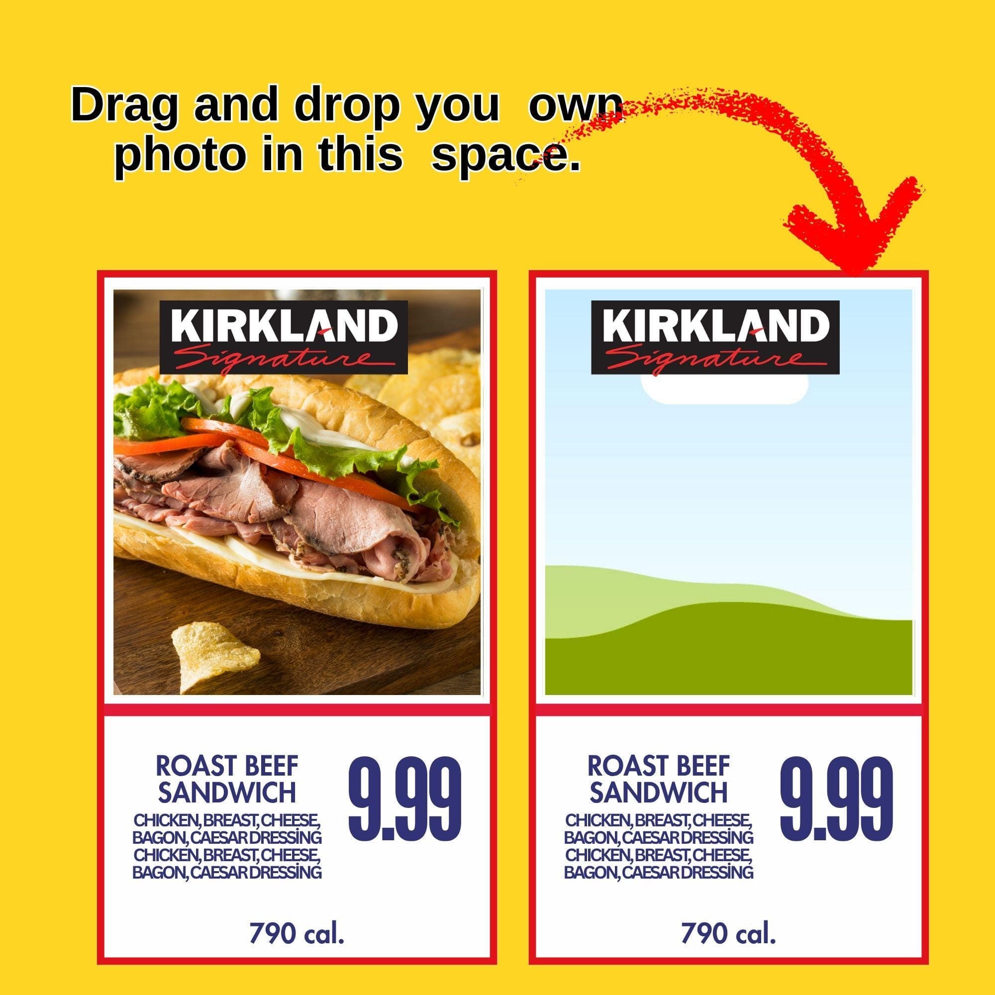 Costco Food Court Sign | Printable Menu, Price Tag (Digital Download) - view 4