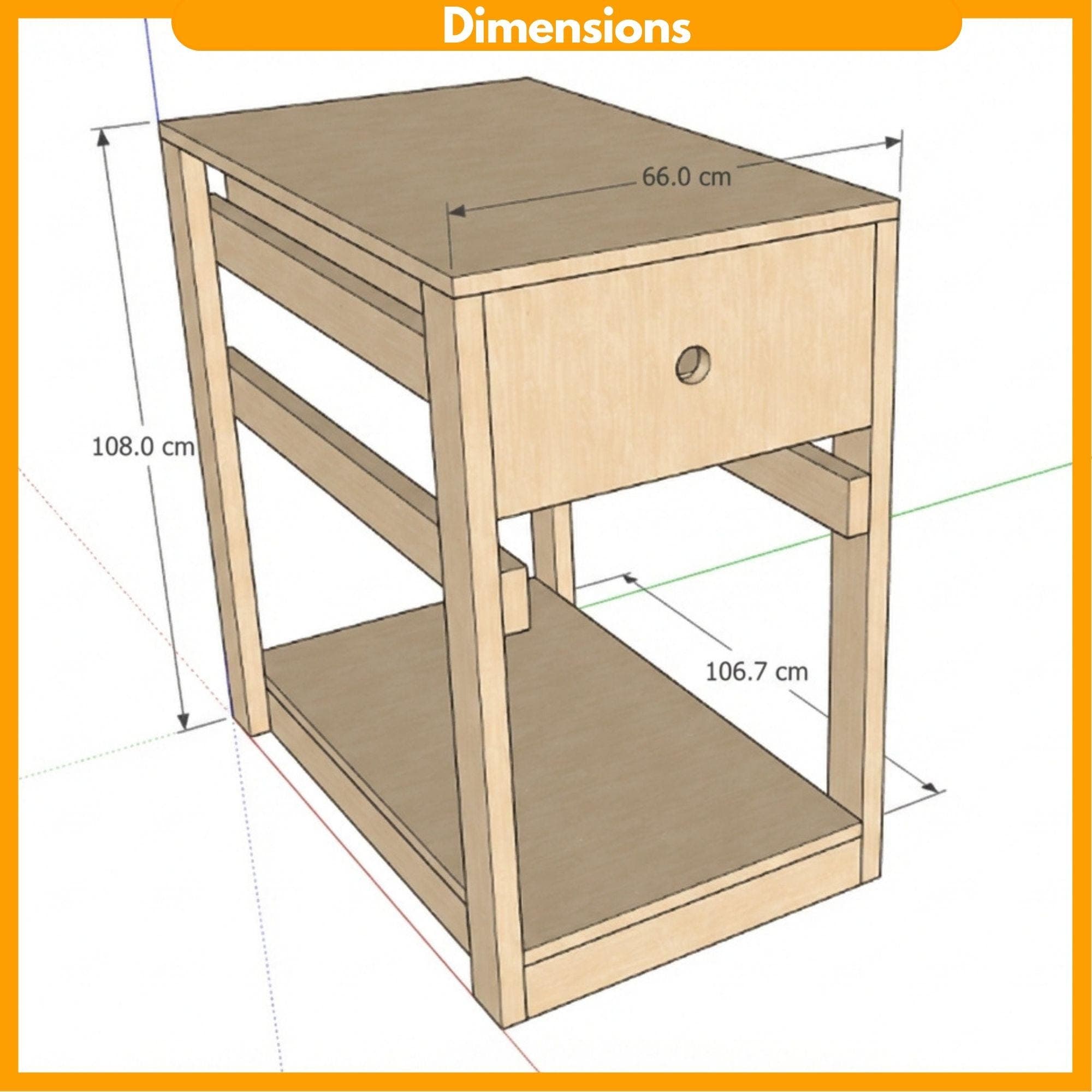 DIY Workbench Plans with Drawers | Modular Work Table for Garage | Garage Work Bench Blueprints | Woodworking Table with Shelves - view 2