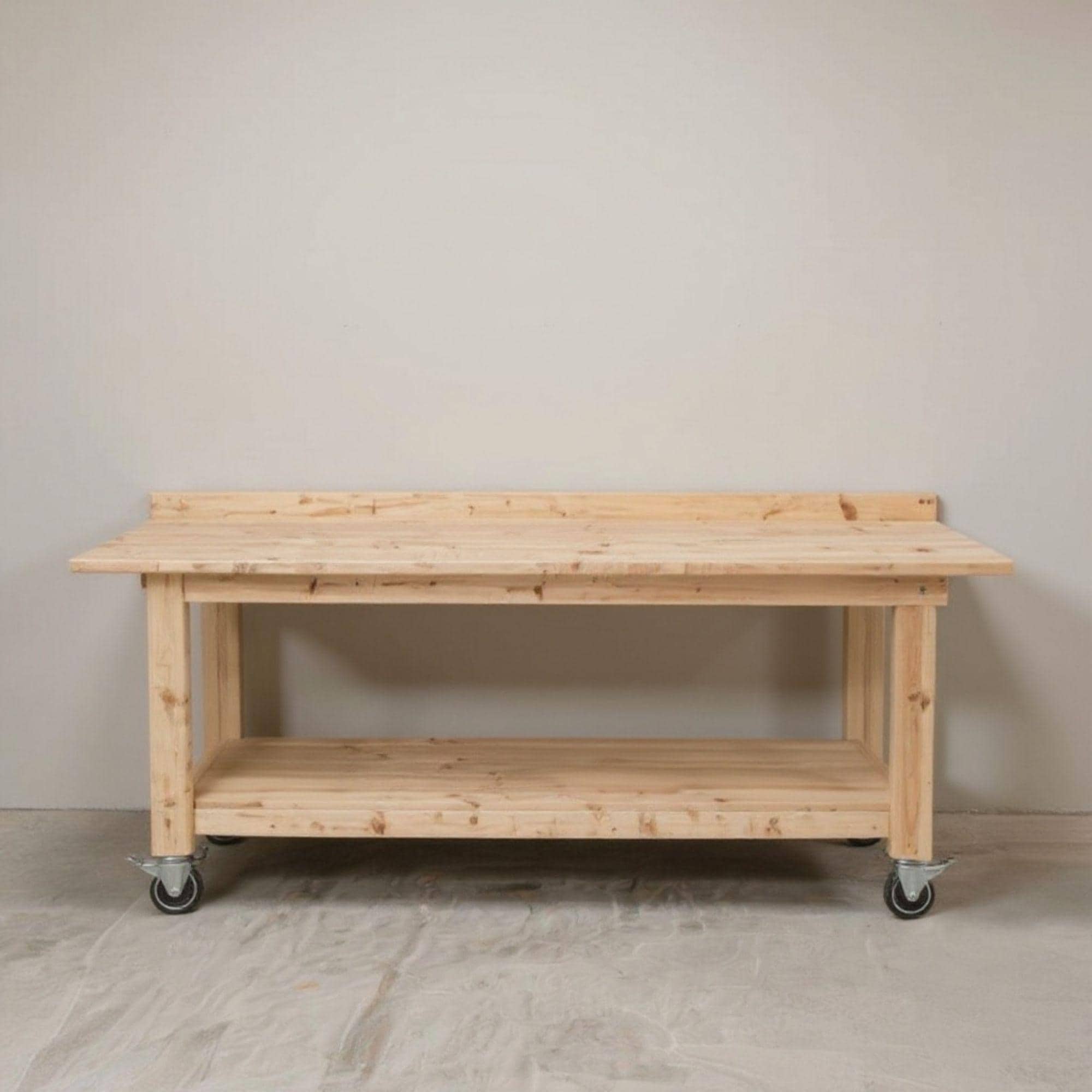 DIY Extra-Long Mobile Workbench Plans | Garage Workstation (Digital Download) - view 5