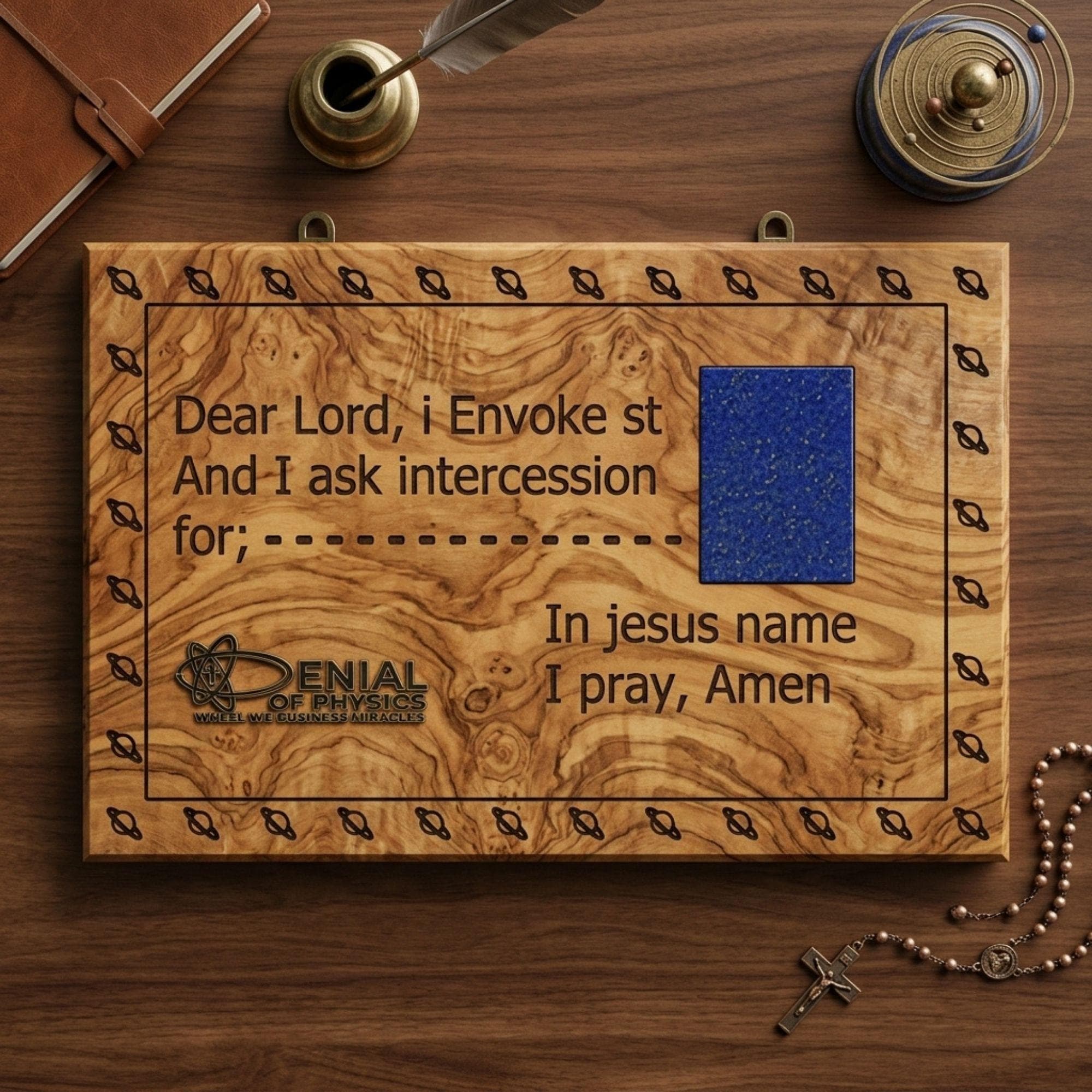 DIY Engraved Prayer Board Plans PDF | Wooden Intercession Plaque Blueprint | Religious Wall Art Build | Custom Prayer Platform Woodworking - view 7