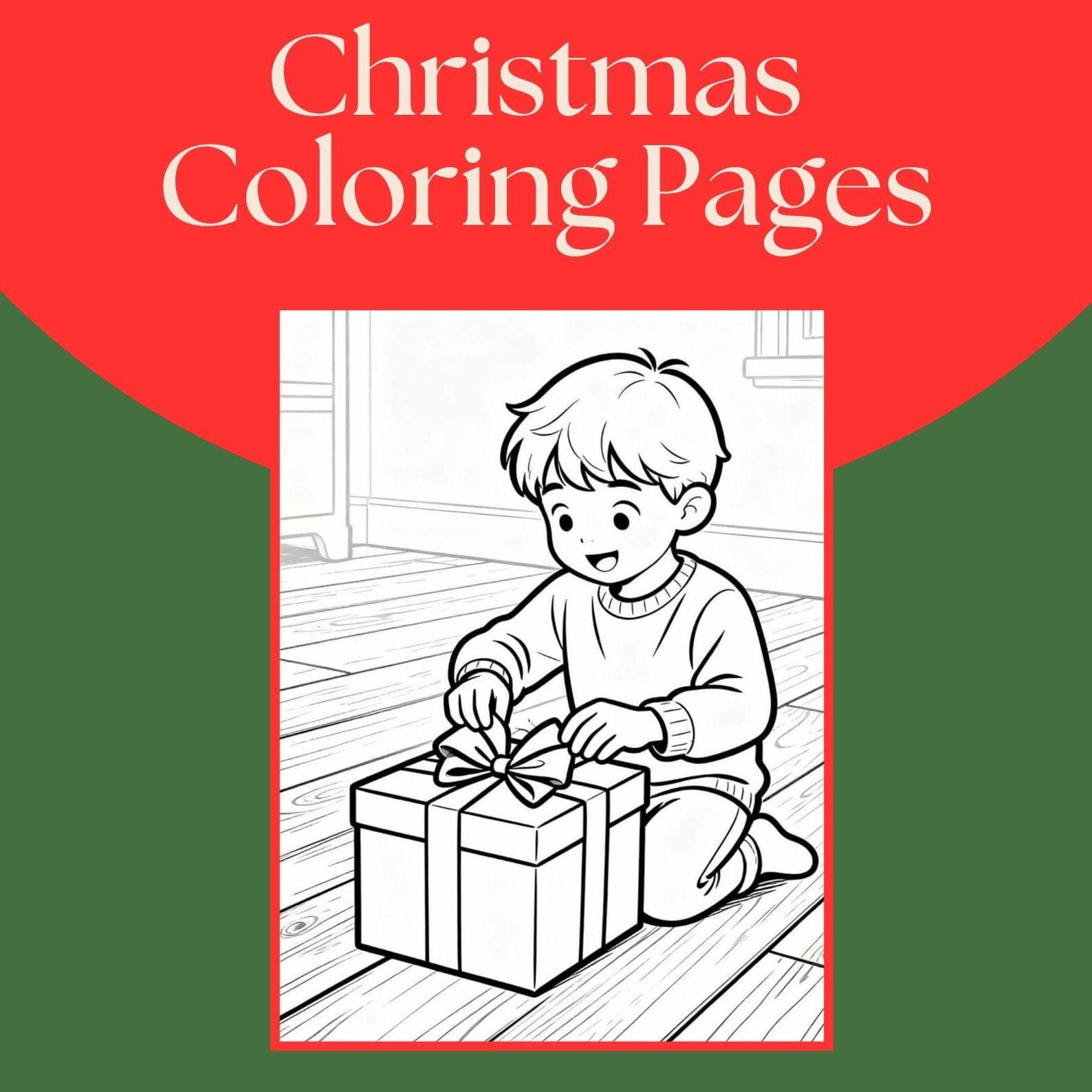 100+ Christmas Coloring Pages | Winter Activity Book (PDF) - view 9