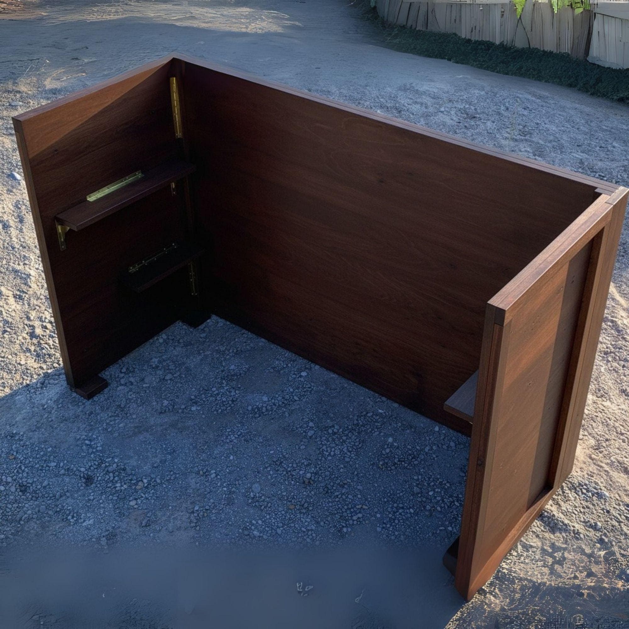 Portable Wooden Bar Plan: Collapsible DIY Event Bar Design - view 6