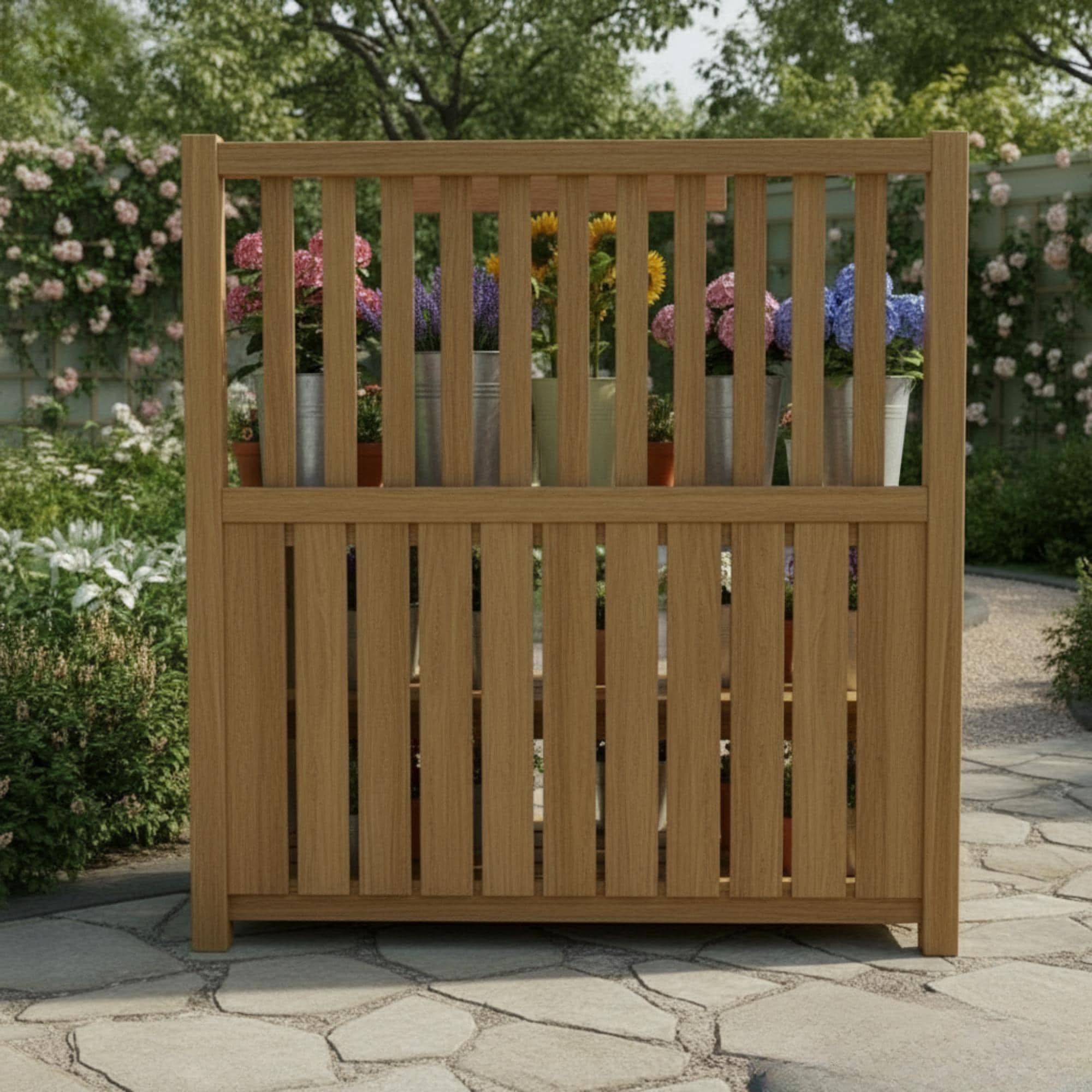 DIY Tiered Flower Display Stand Plans: Large Wood Planter (PDF Pattern) - view 4