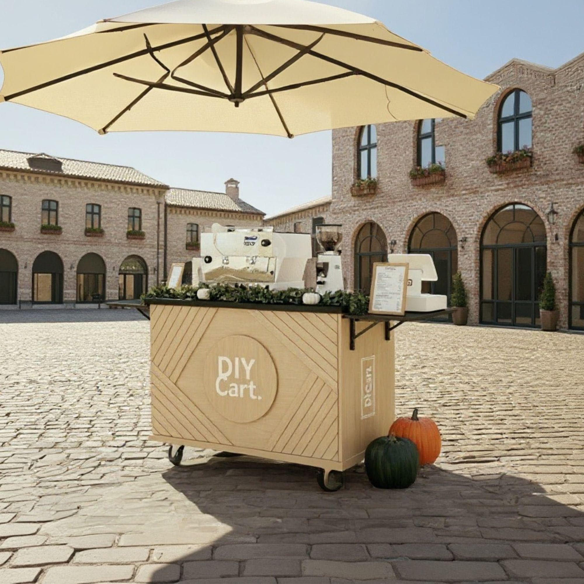 DIY Mobile Bar Cart | Coffee Cart | Custom Food Cart Plan PDF | Wedding Cart | Collapsible Beverage Cart | Vendor Cart | Foldable Bar Cart - view 4