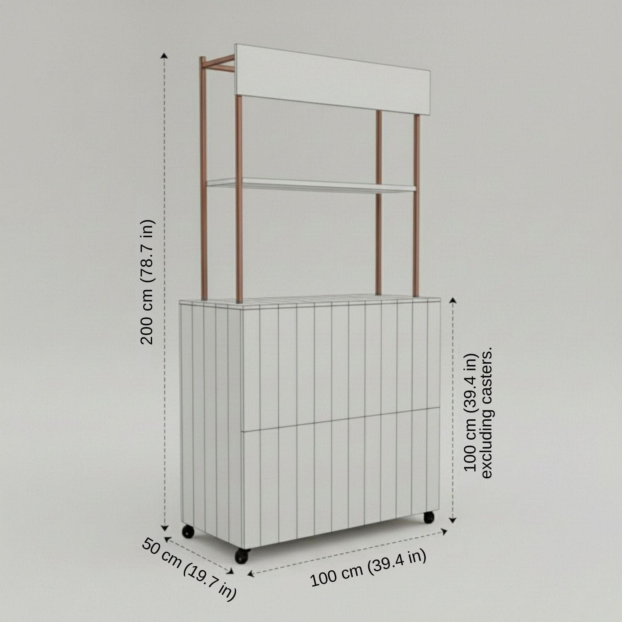 DIY Foldable Checkout Stand Plans: Portable Plywood Design (PDF Pattern) - view 8