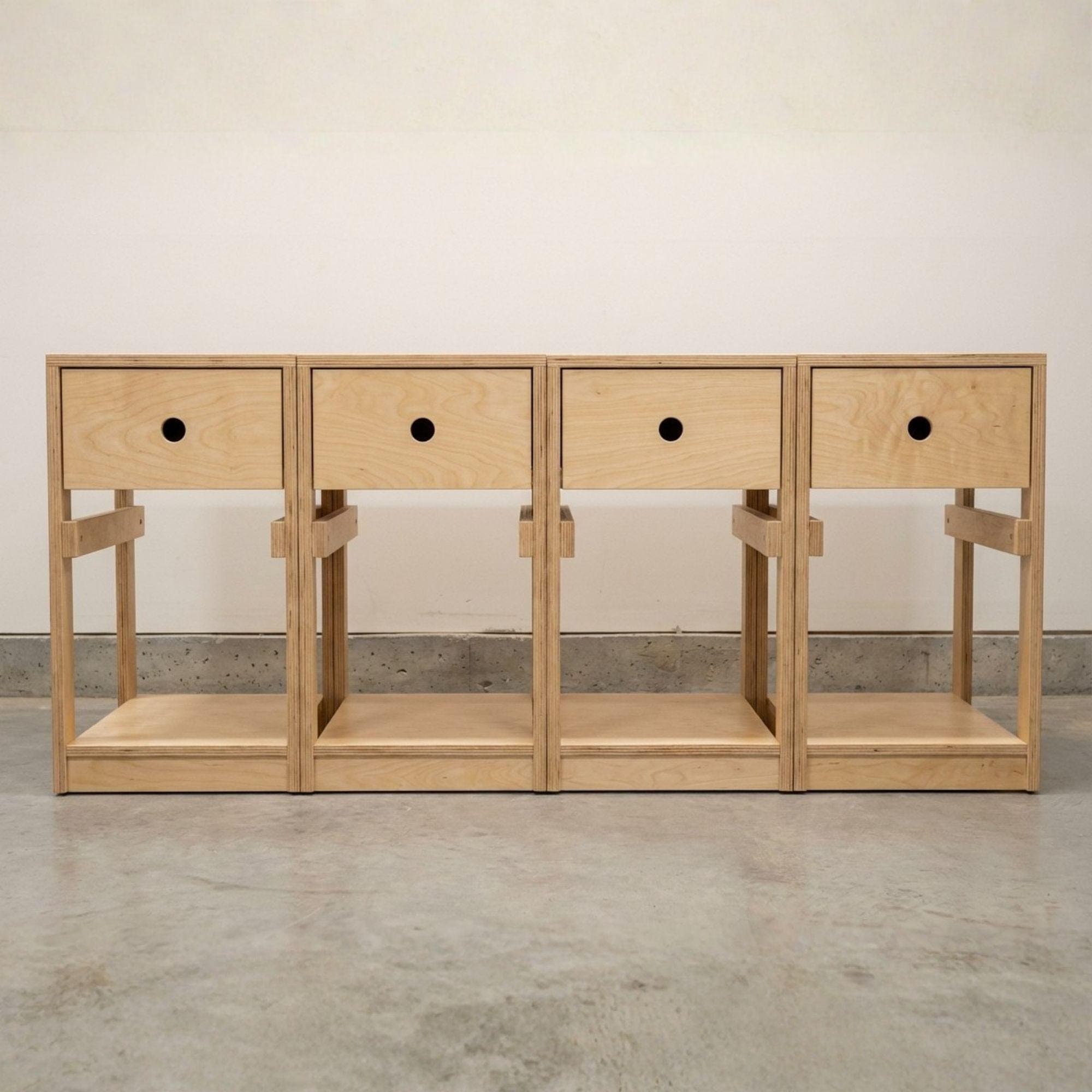 DIY Workbench Plans with Drawers | Modular Work Table for Garage | Garage Work Bench Blueprints | Woodworking Table with Shelves - view 4
