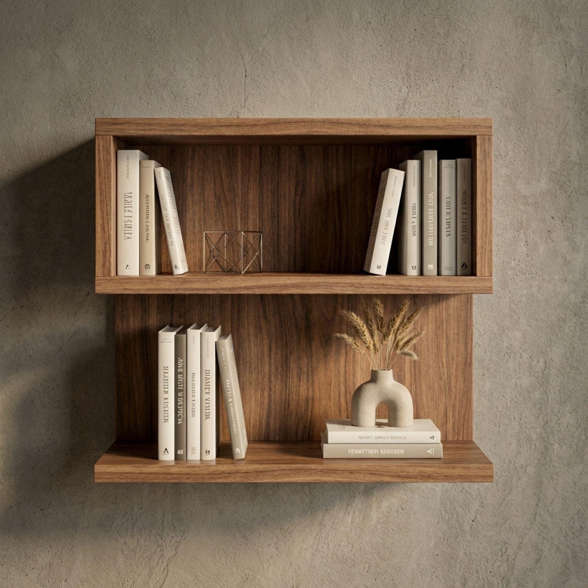 Modern S-Shaped Floating Shelf Plans, Woodworking Blueprints (Digital Download) - view 3