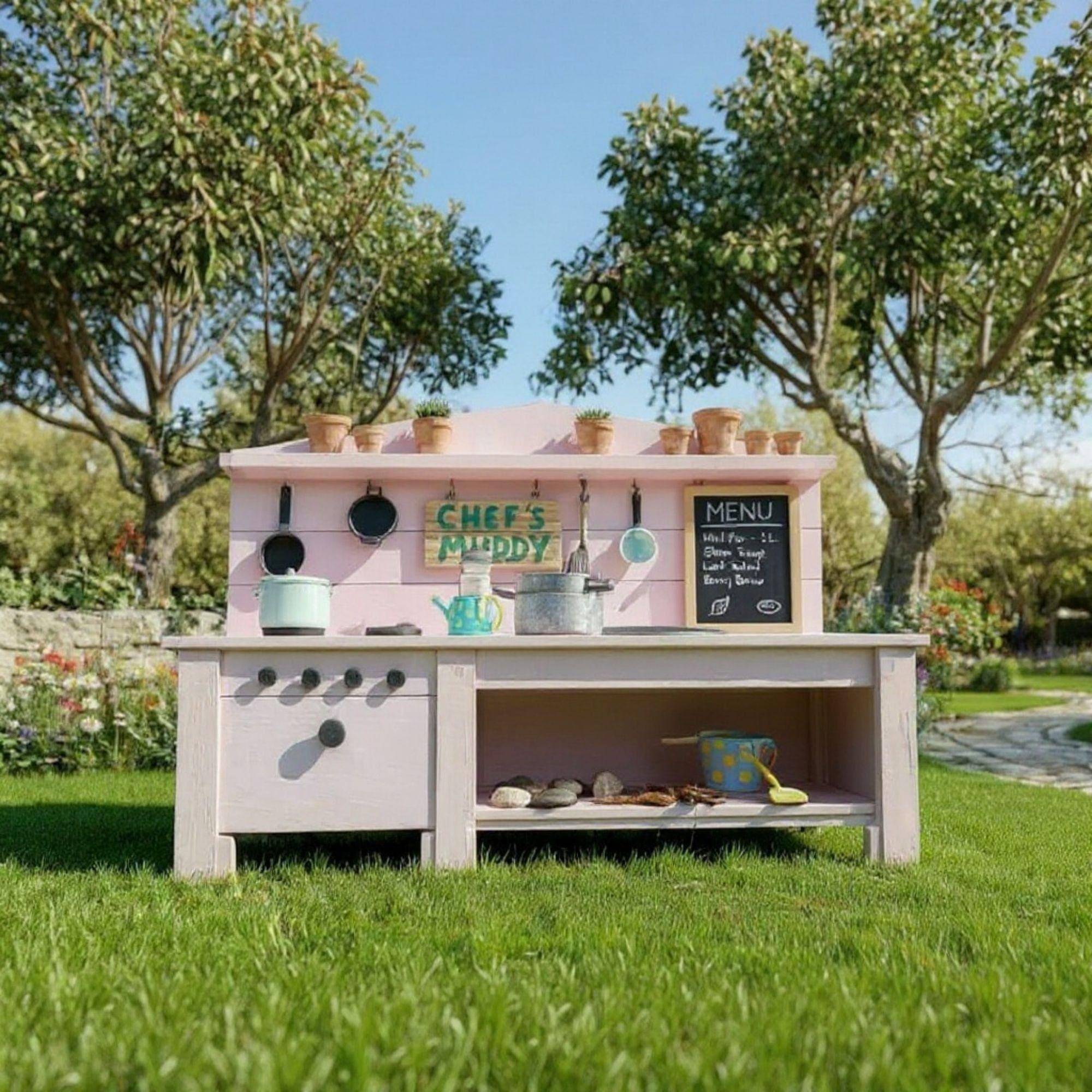 Kids Mud Kitchen DIY Plan - view 4