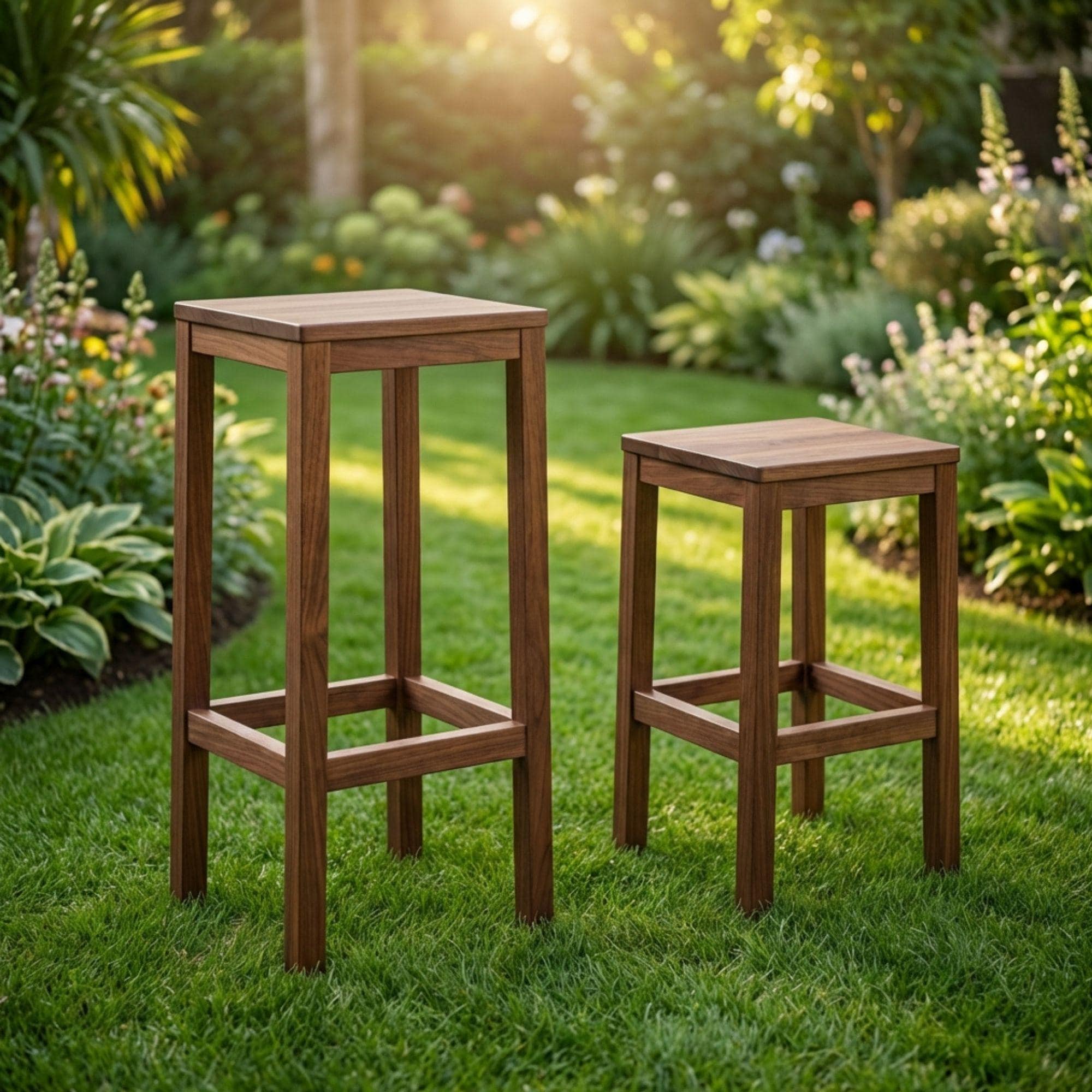 DIY Outdoor Barstool Plans | Wooden Bar Stool Plans PDF | Counter Height Chair Build Guide - view 5