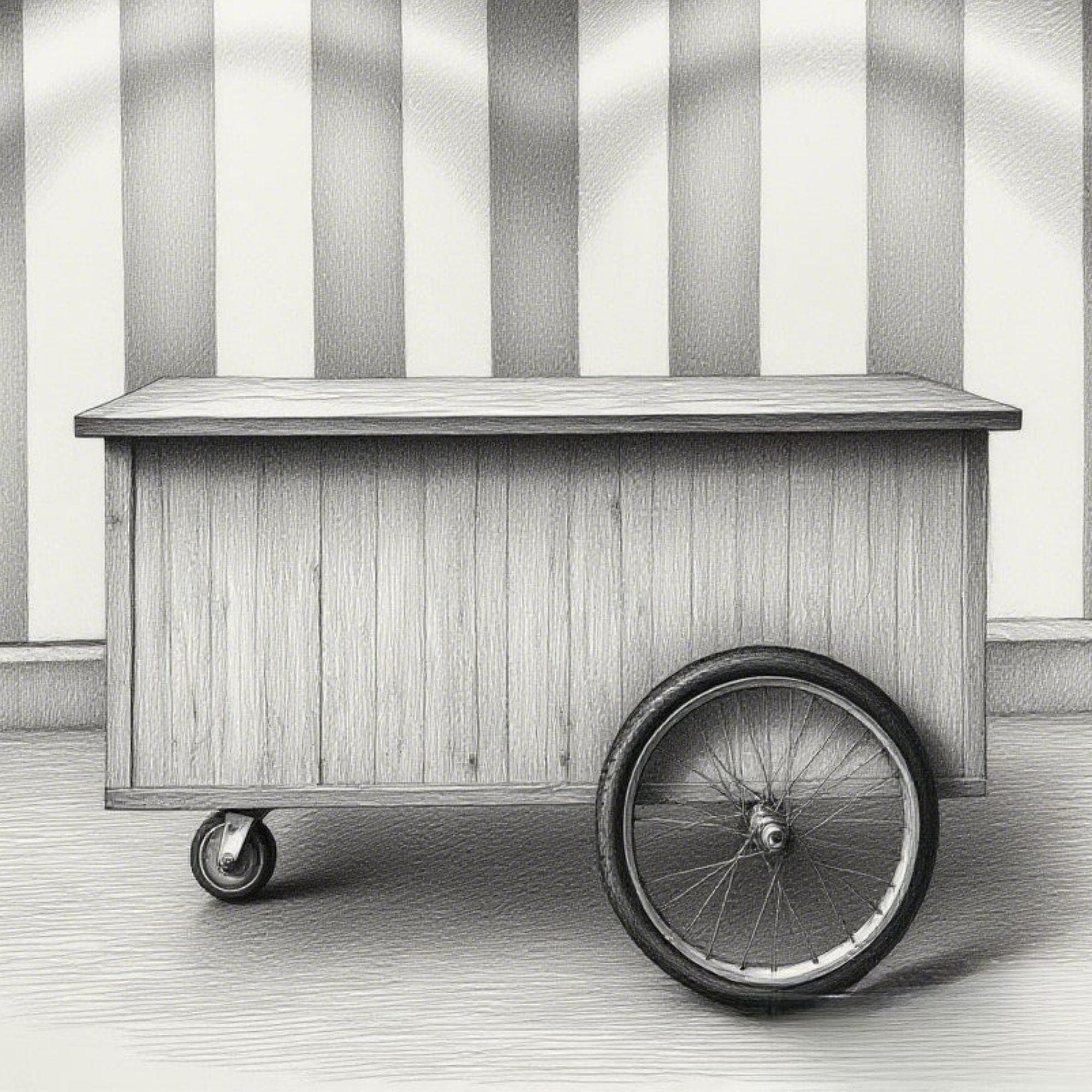 DIY Coffee Cart Plan | Versatile Bar, Charcuterie, Vendor Serving Station - view 4