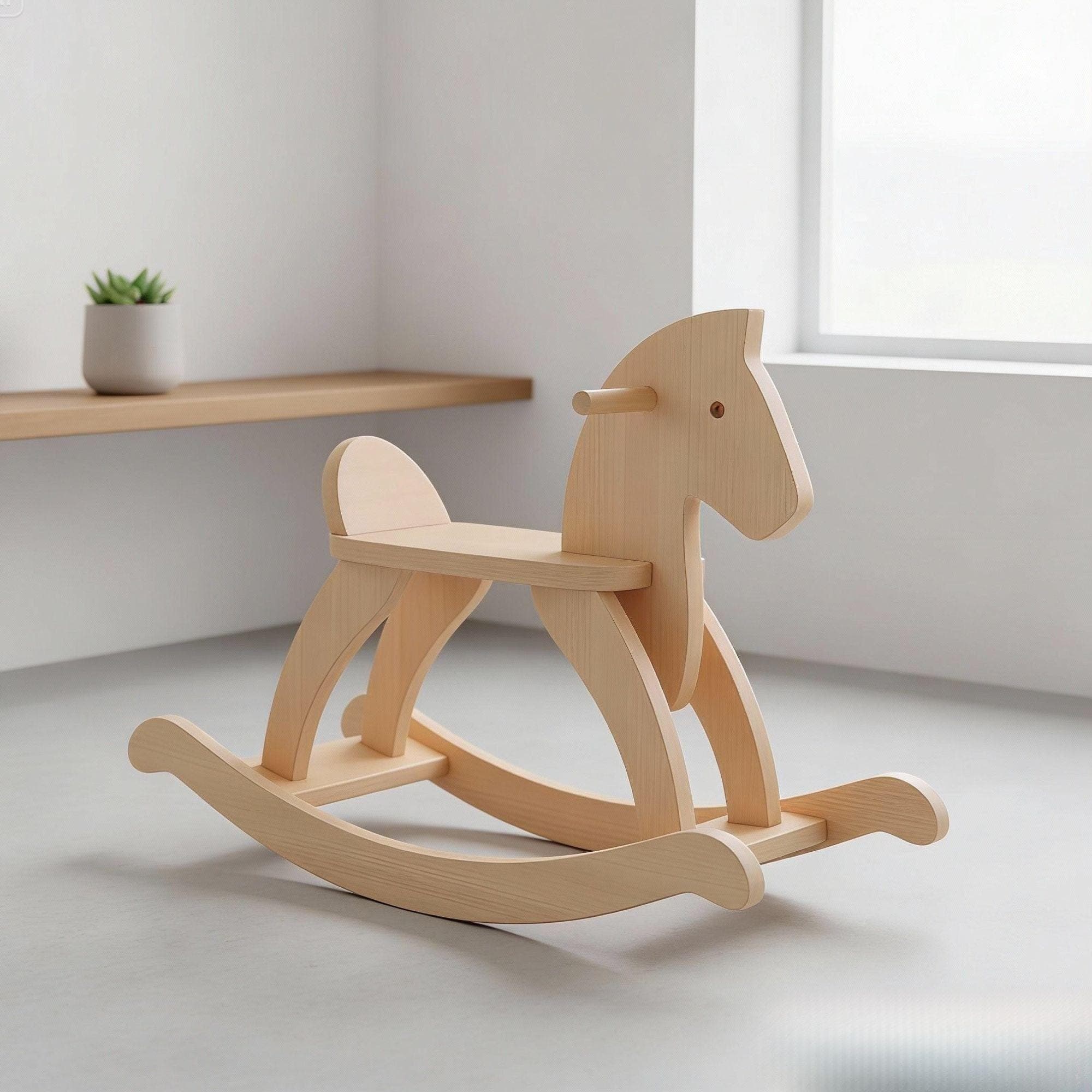Wooden Rocking Horse Plans | DIY Toddler Toy Blueprint (Digital PDF) - view 5