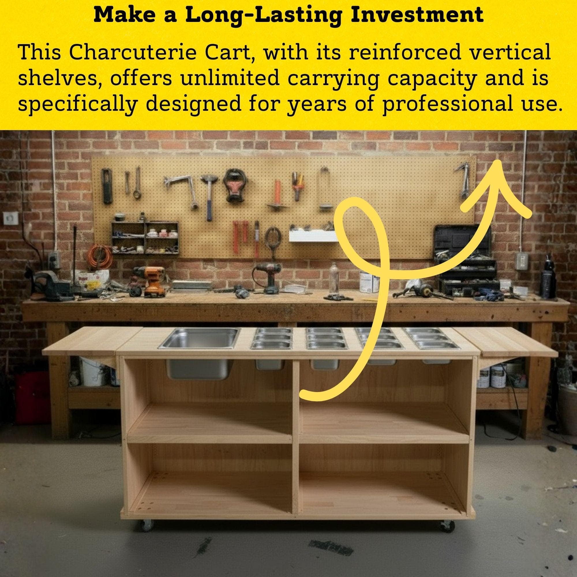 DIY Collapsible Coffee Cart Plans | Mobile Espresso Bar Blueprint (PDF) - view 4