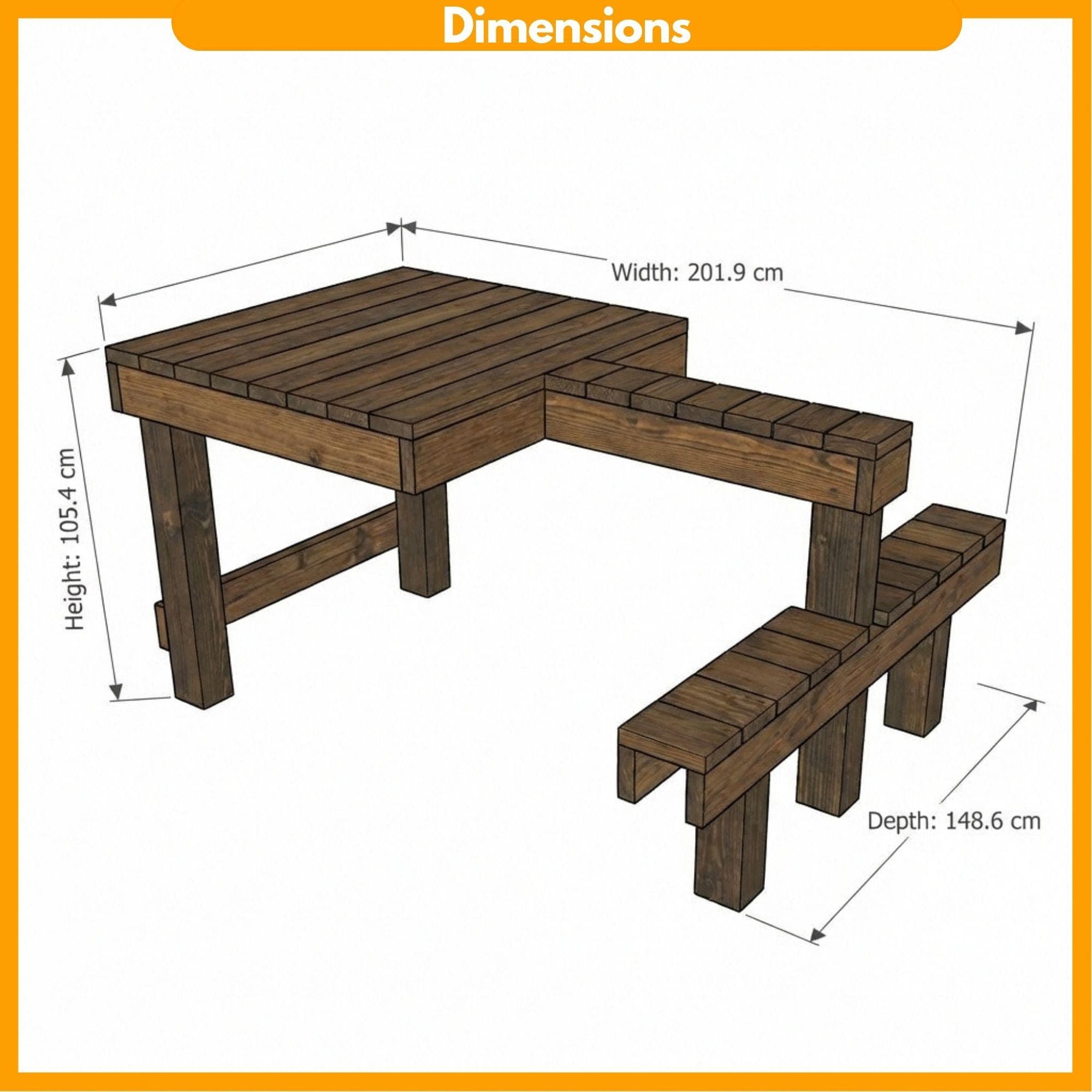 DIY Shooting Bench Plans | Wood Rifle Shooting Table PDF | Shooters Bench Blueprint |  Shooting Range Table Build | Hunting Stand - view 2