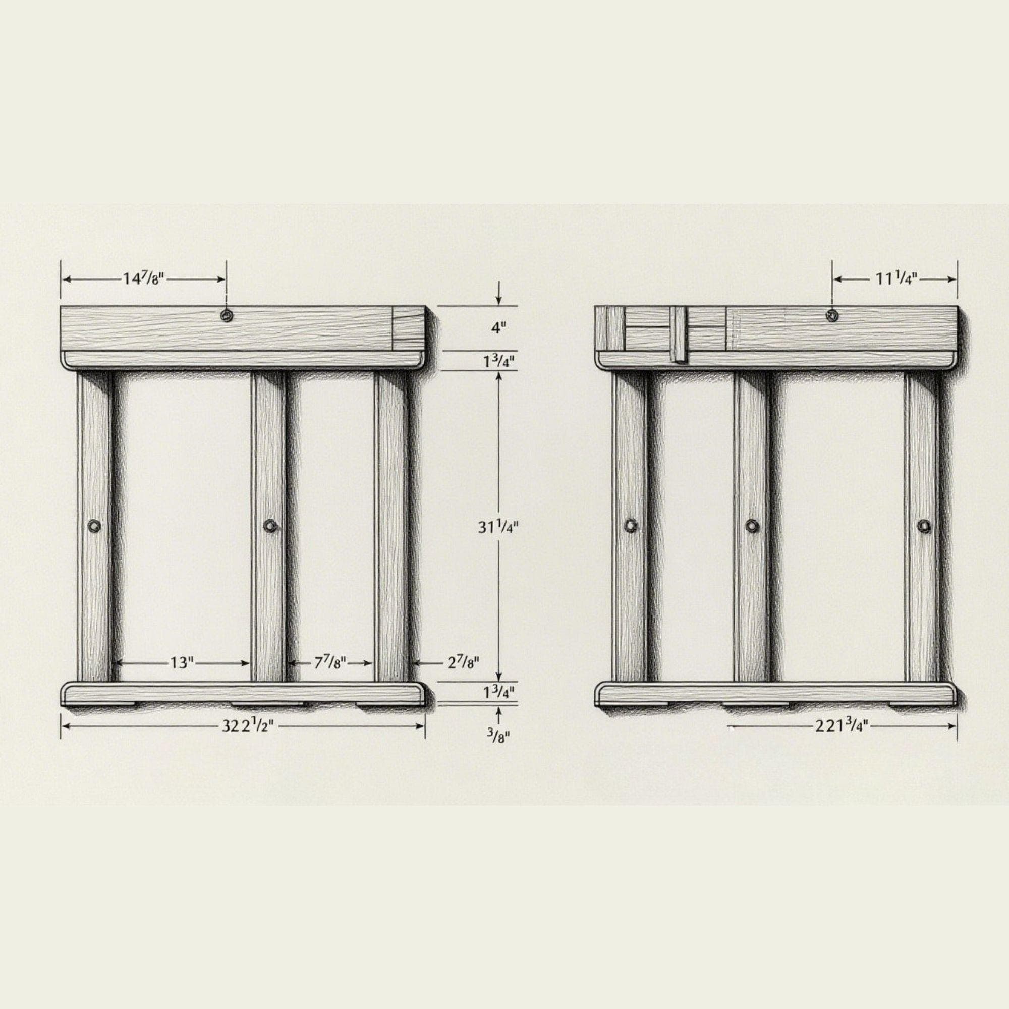 Roubo Workbench Plans PDF | Build Your Own Traditional Split Top Workbench | Ultimate Woodworking Bench - view 6