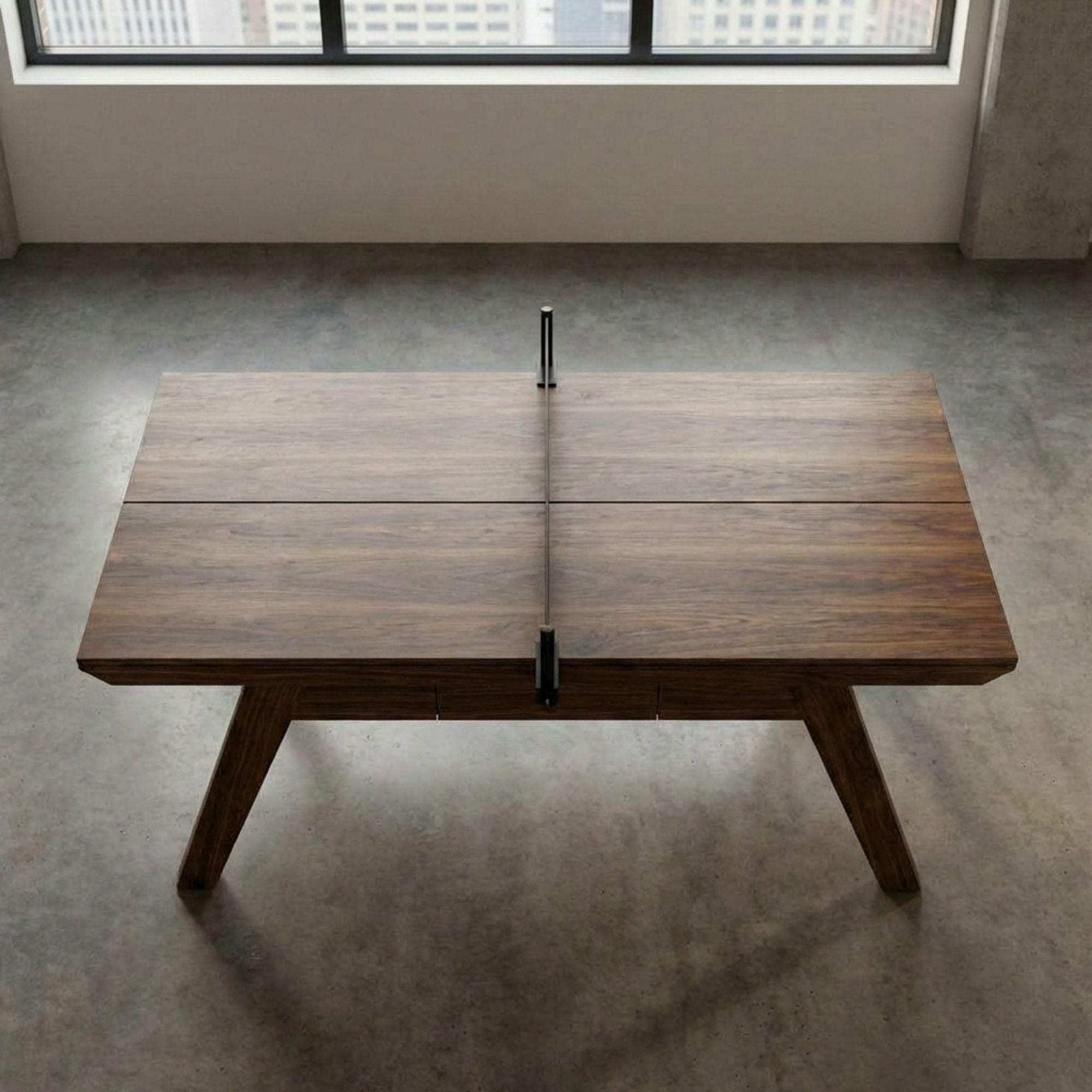 Modern Ping Pong Table Plans | DIY Game Table Blueprint (PDF Download) - view 4