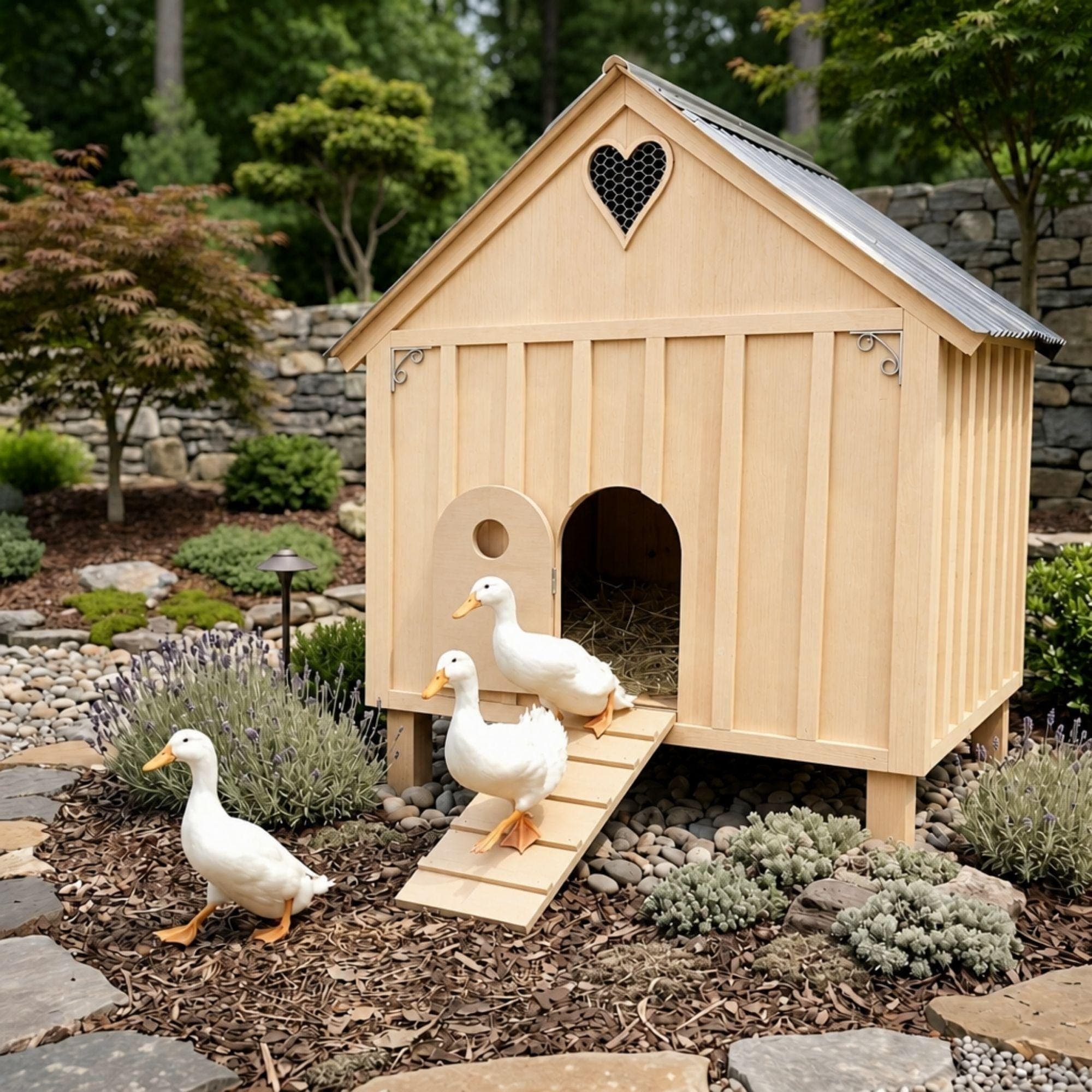 DIY Duck House Plan PDF | Wooden Duck Coop Blue Prints | Modern Duck Shed Build | Small Chicken Coup Design | Backyard Poultry Blueprint - view 3