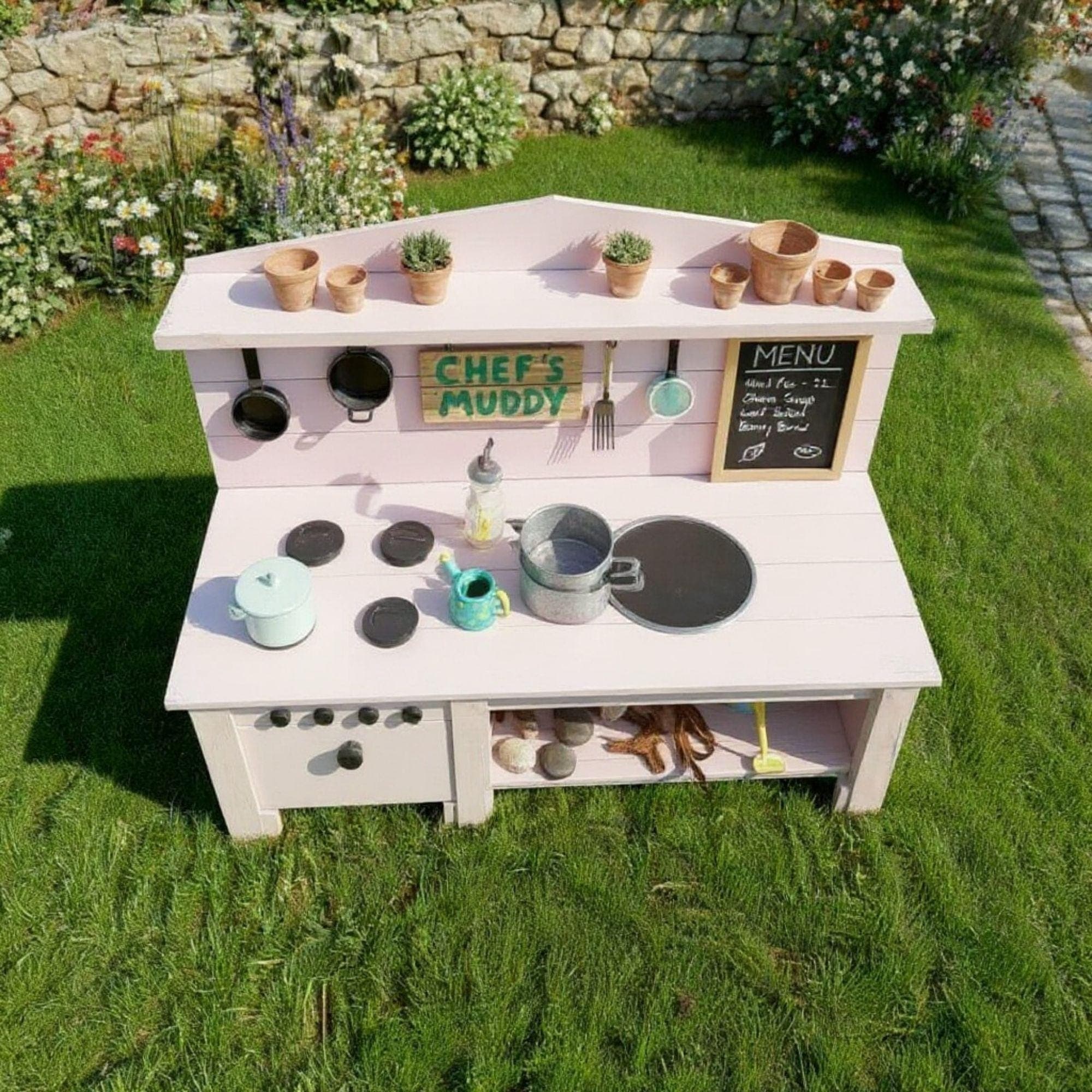 Kids Mud Kitchen DIY Plan - view 3