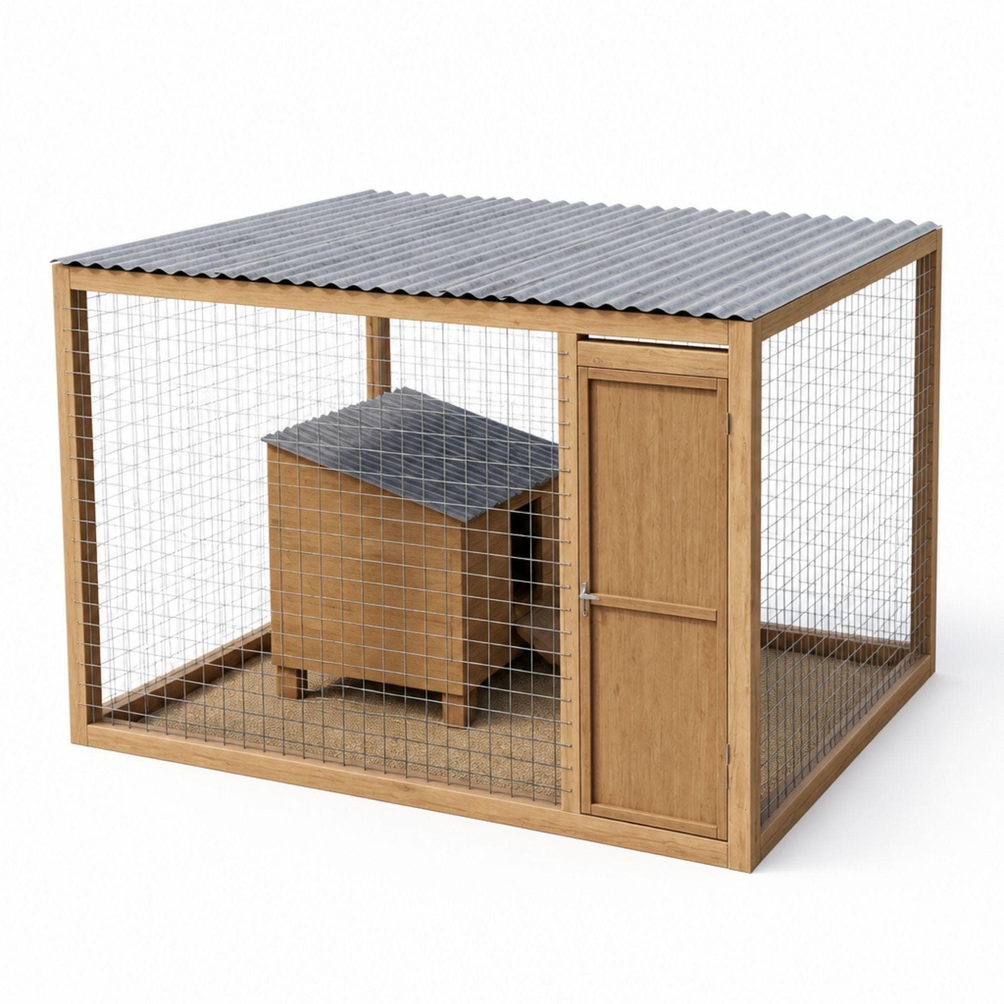 DIY Small Chicken Coop Plans with Run PDF | Woodworking Plans for Modern Chicken Coops | Backyard Poultry Breeding Pen | Quail Cottage Build - view 5
