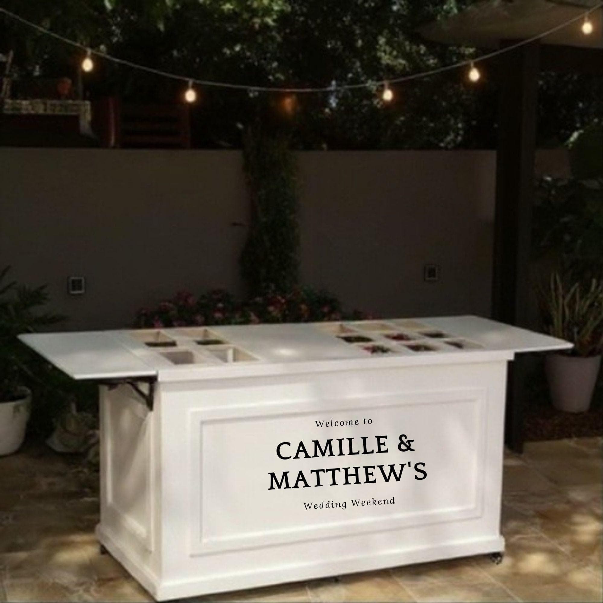 DIY Mobile Serving Cart Plan – Charcuterie Bar, Coffee Station (PDF) - view 2