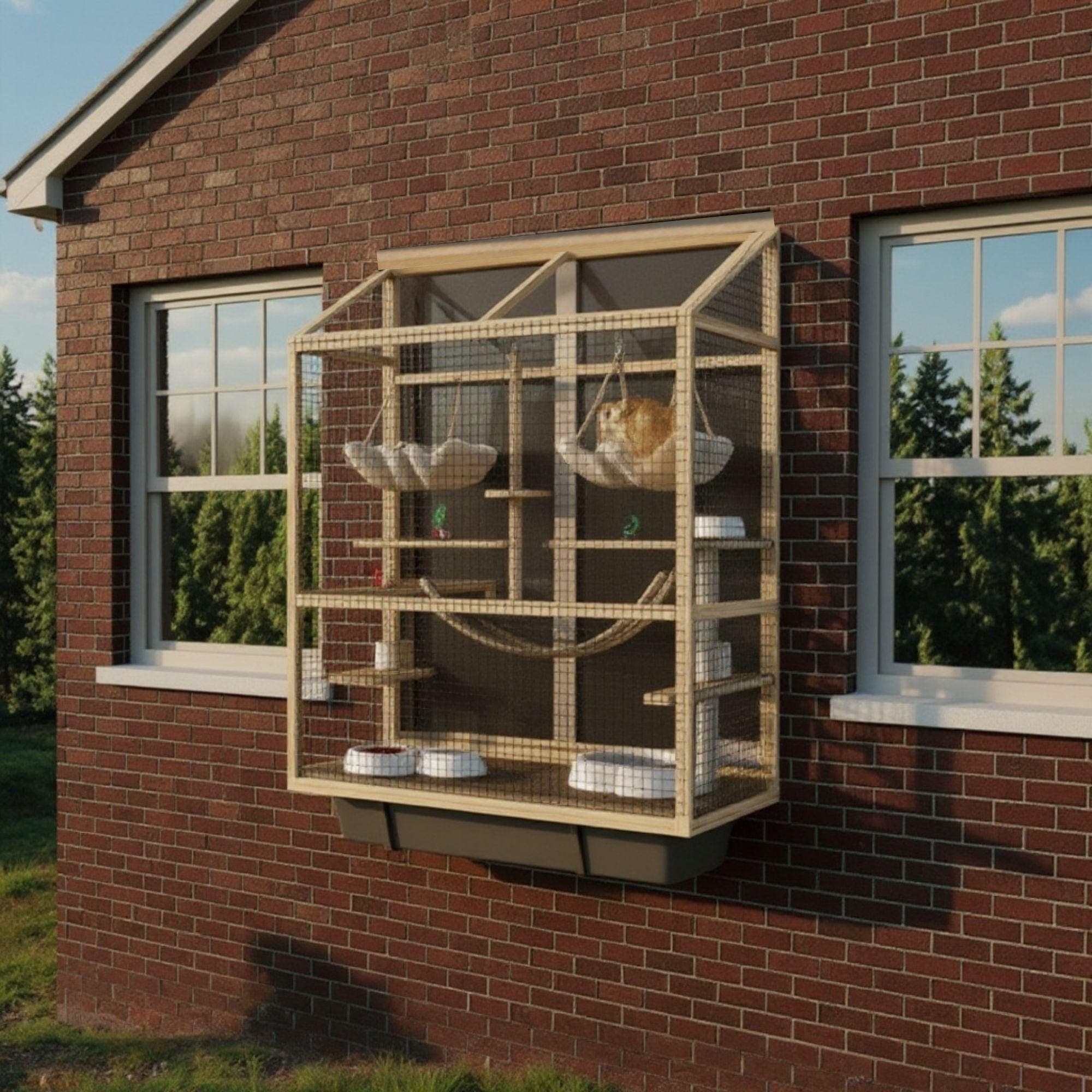 DIY Catio Plans - view 4