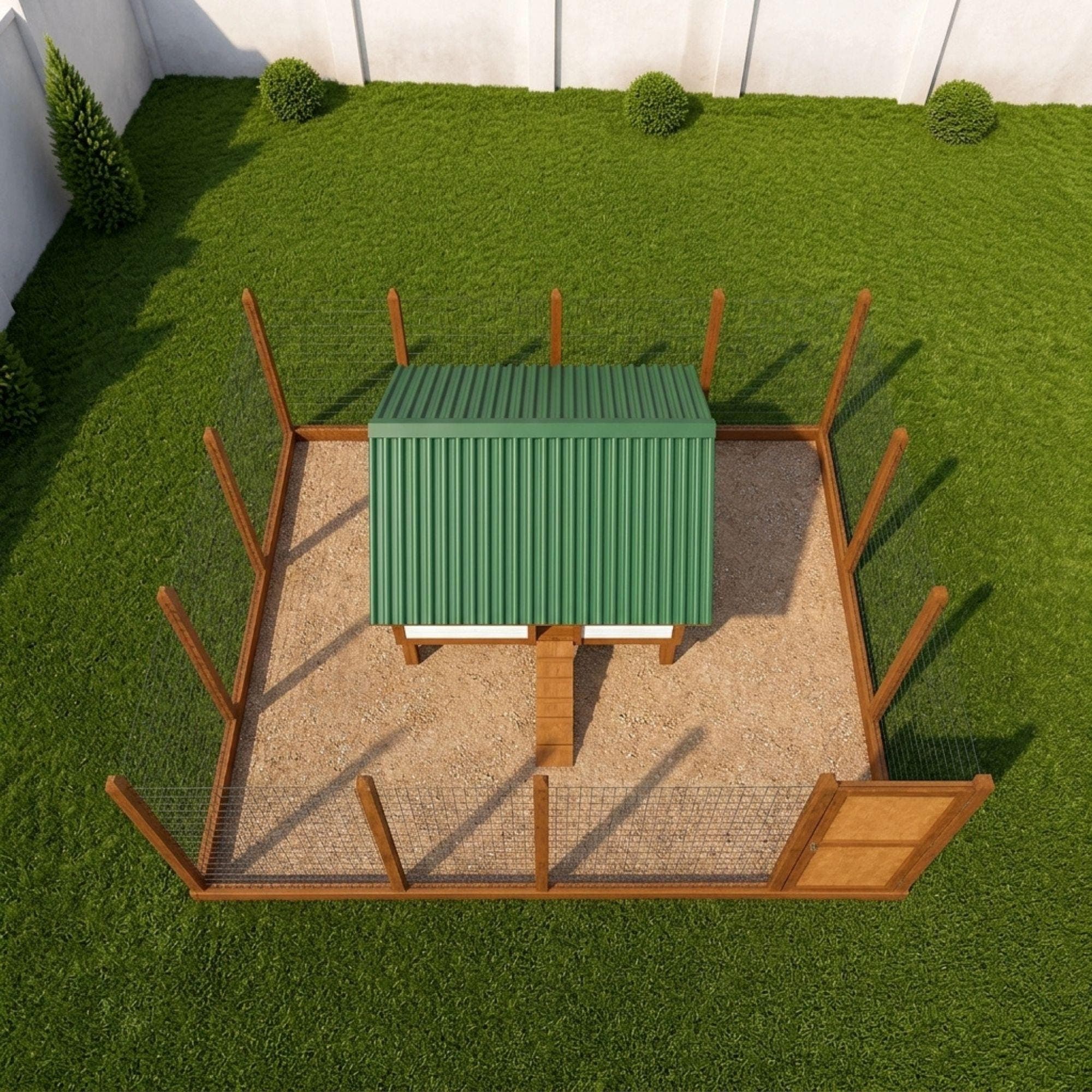DIY Chicken Coop Plans With Run PDF | Large Chicken Coop Plan | Walk in Chicken Coop Plan | Garden Chicken Coop and Run | Duck Coop Plans - view 7