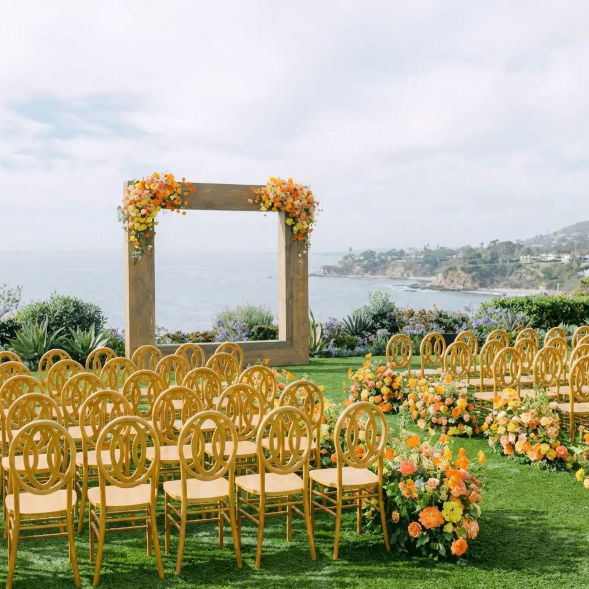 DIY Square Wedding Arch Plans PDF | 8x8 Wooden Picture Frame Arbor | Chunky Outdoor Ceremony Backdrop | Heavy Duty Floral Trellis Blueprint - view 6