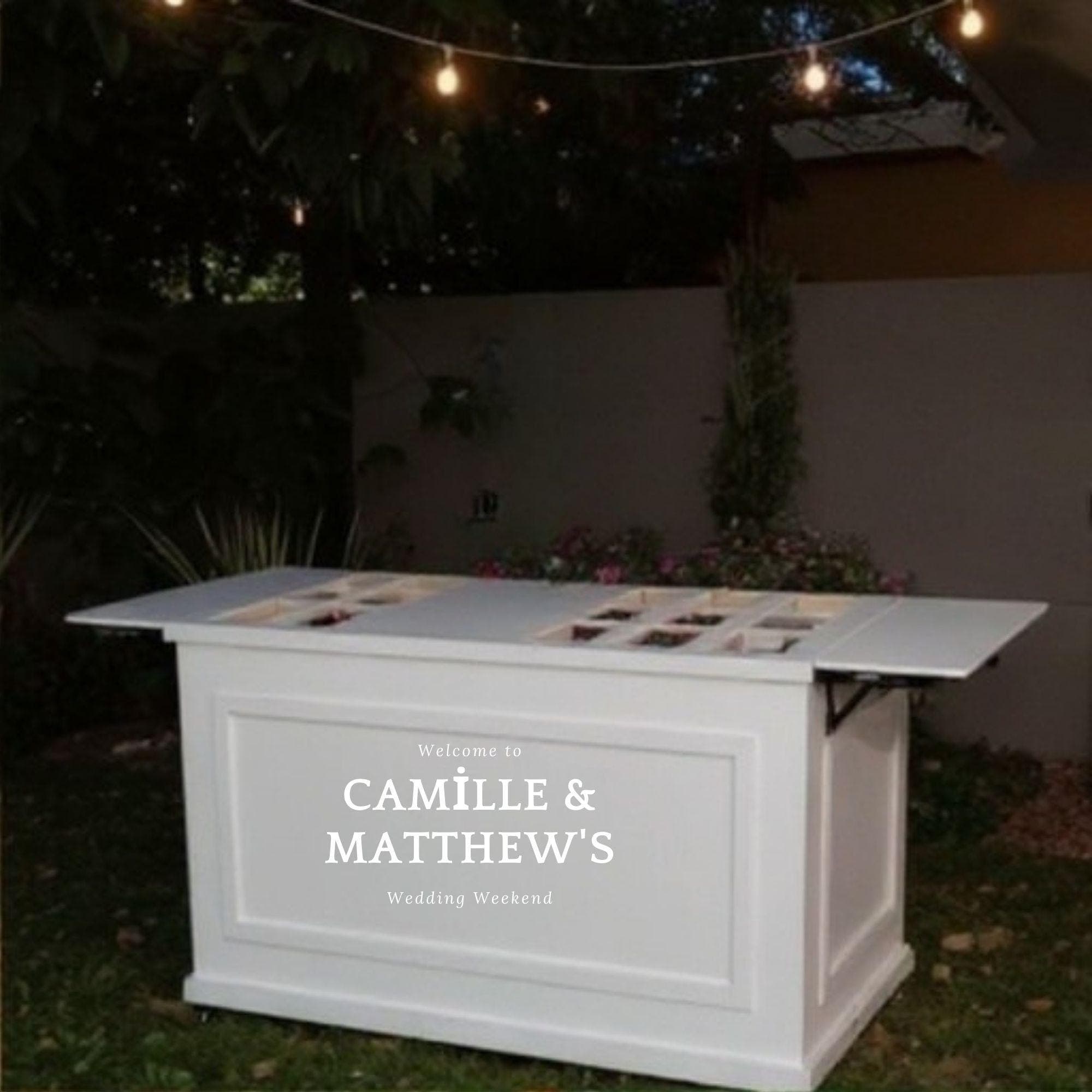 DIY Mobile Serving Cart Plan – Charcuterie Bar, Coffee Station (PDF) - view 3