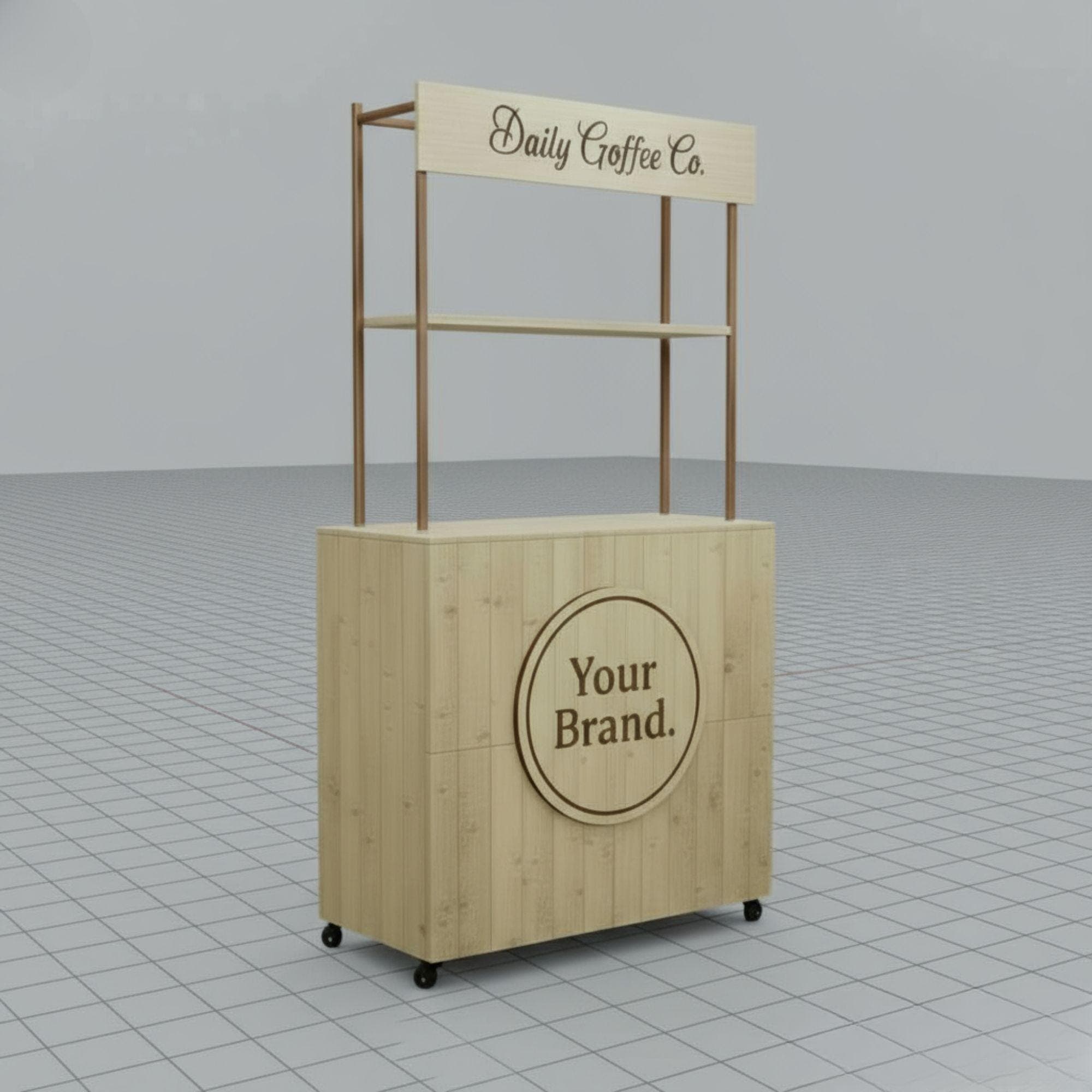 DIY Foldable Checkout Stand Plans: Portable Plywood Design (PDF Pattern) - view 7