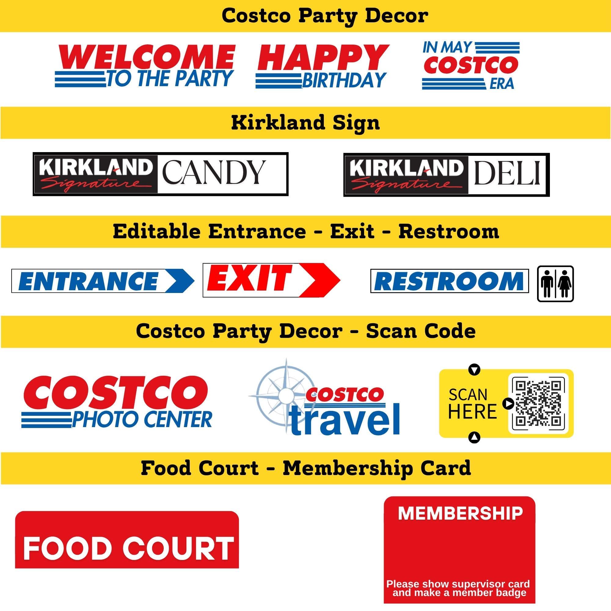 Costco Trunk or Treat Printables | Halloween Car Decor (Digital Download) - view 8
