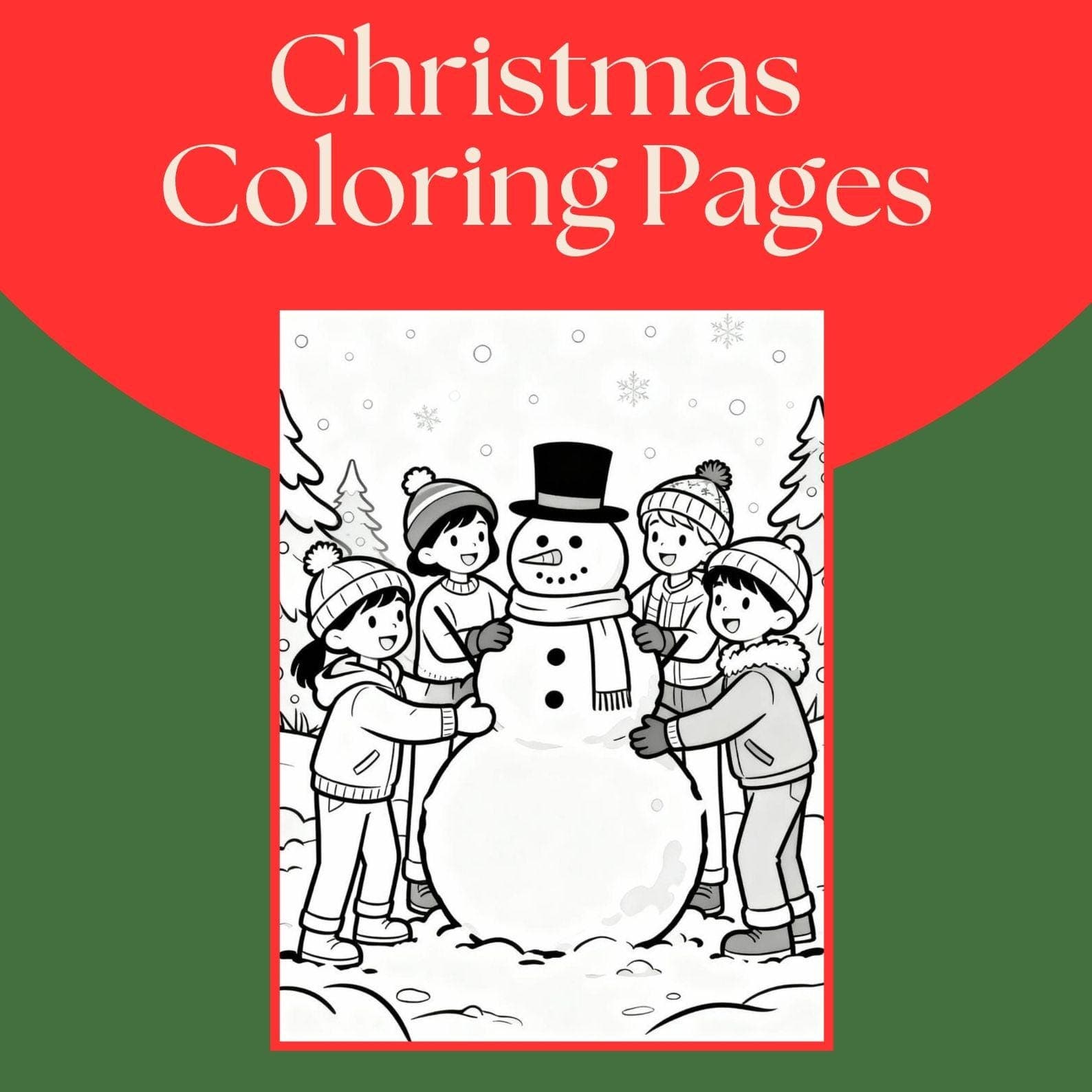 100+ Christmas Coloring Pages | Winter Activity Book (PDF) - view 6