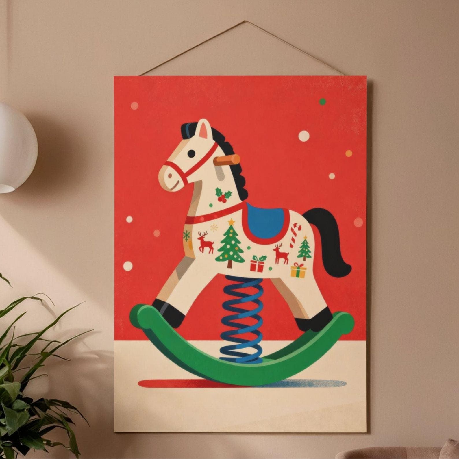 100+ Christmas Vintage Festive Prints Bundle: Bright Nursery Holiday Art (Digital Downloads) - view 3