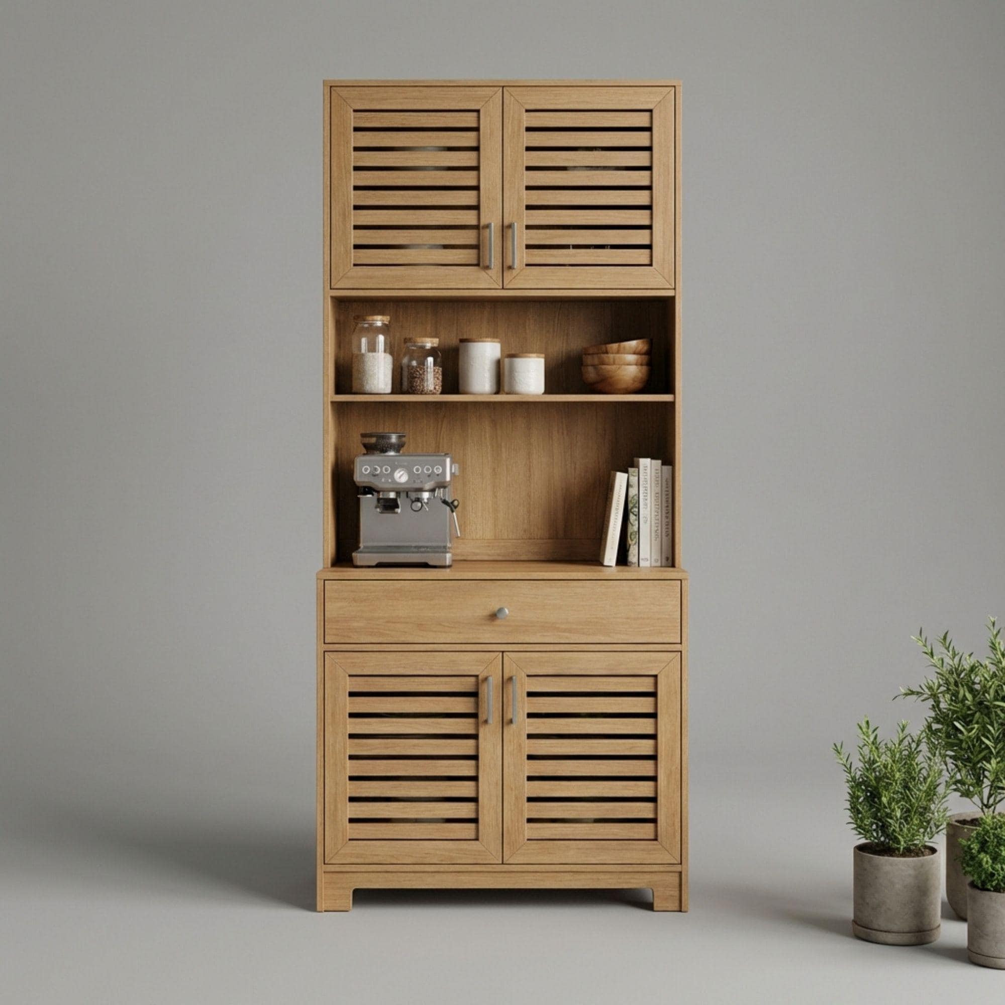 DIY Kitchen Pantry Cabinet Plans | Kitchen Organizer Build Blueprint | Standing Storage Guide - view 5