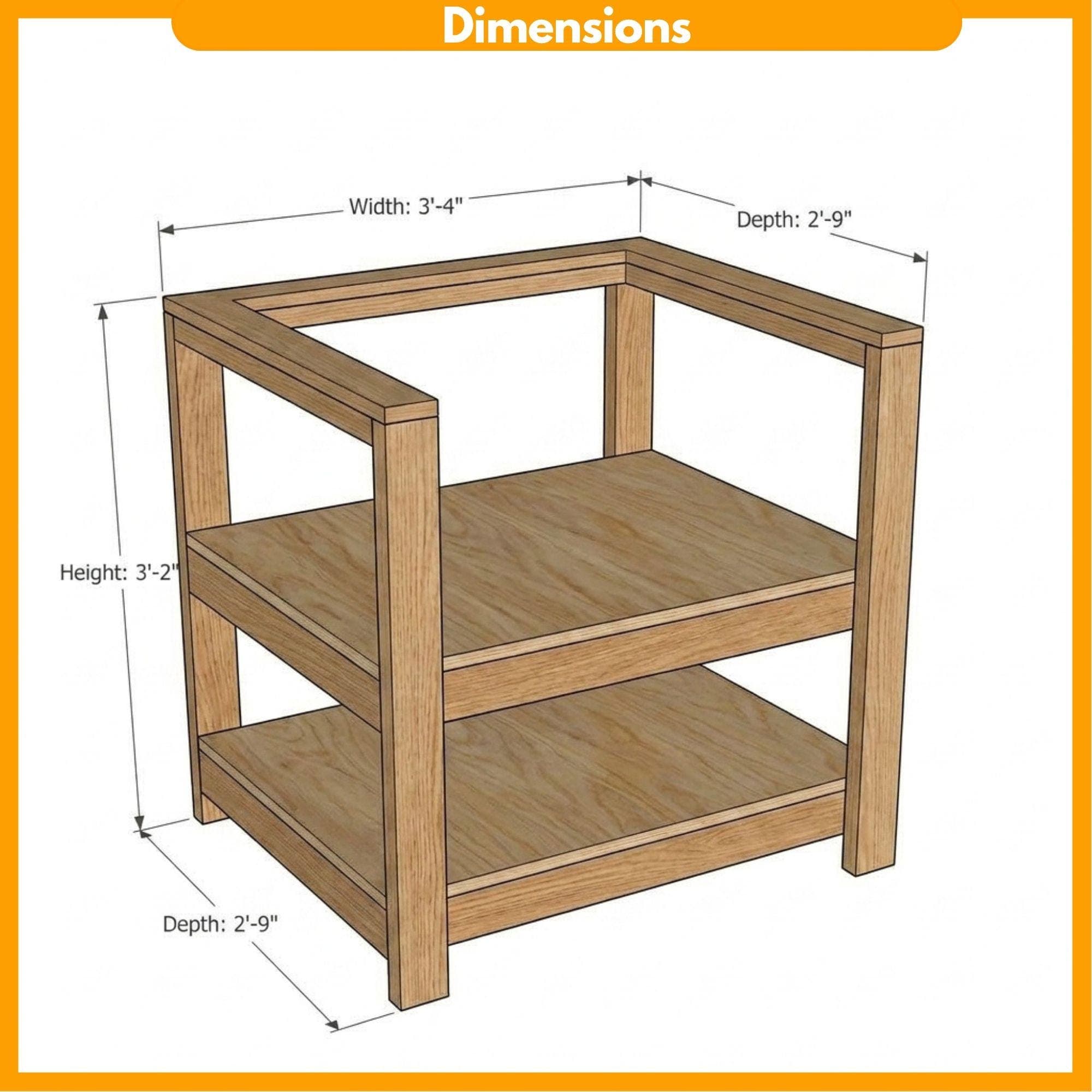 DIY Mobile Table & Miter Saw Station Plans PDF | Rolling Tool Cart Blueprint | Woodworking Shop Workbench | Portable Power Tool Stand - view 2