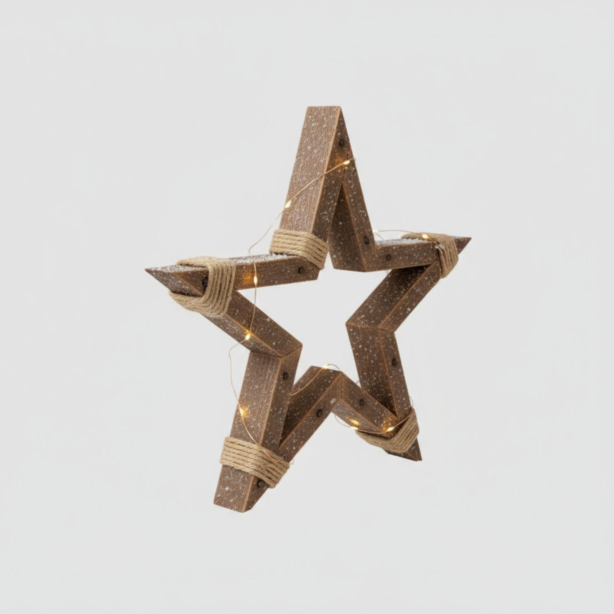 Rustic Christmas Star Plan: DIY Wooden Holiday Decor | Wooden Stars For Christmas Tree (PDF Download) - view 2