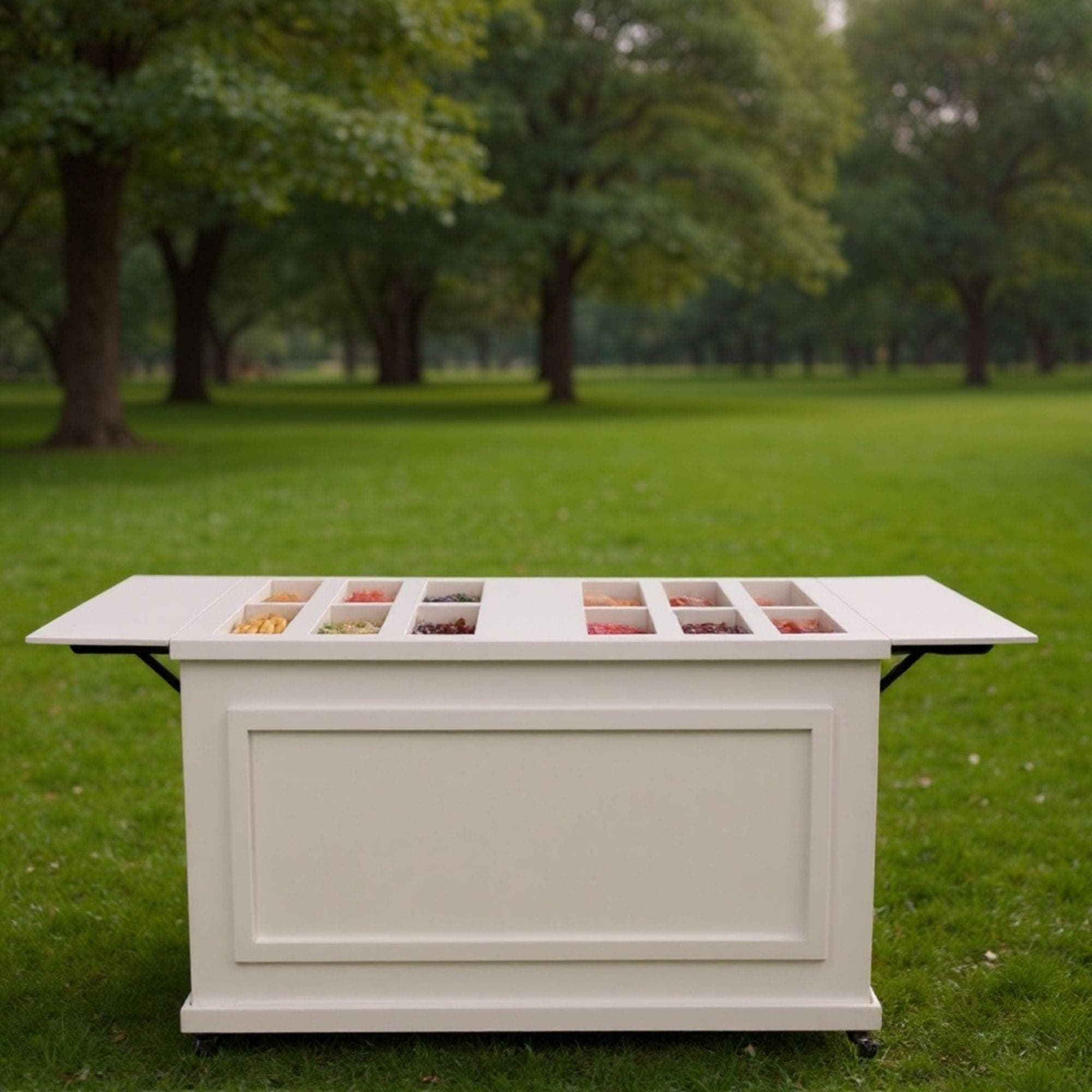 Charcuterie Cart Plan | Dessert Cart | Food Cart | Mobile Bar with Wheels, Umbrella | DIY Collapsible Charcuterie Cart Plans PDF - view 2